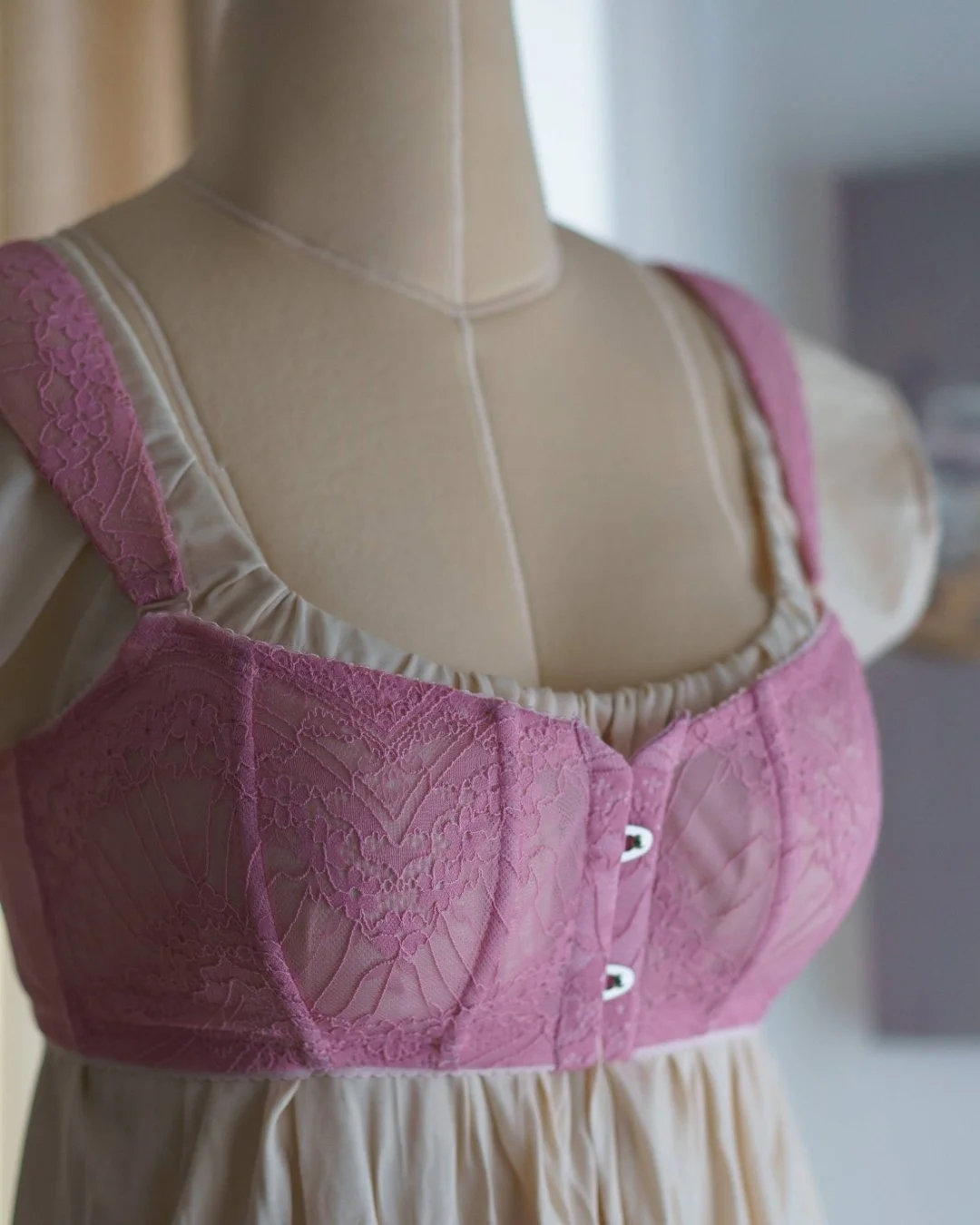 Romantic details deserve a second look.

A closer view of Akeru&rsquo;s wide straps and delicate lace&hellip; inspired by Regency silhouettes and designed for modern lingerie making.

Sometimes the quiet pieces linger the longest.

#AkeruBra
#Bridger