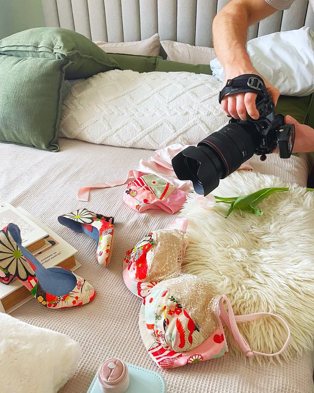 This project traveled a few miles&hellip;

From Hetty Rose, to my studio and back again, shaped by many hands along the way.

Different crafts, different tools, same goal&hellip;
to create something meaningful, not just something new.

#slowfashion
#