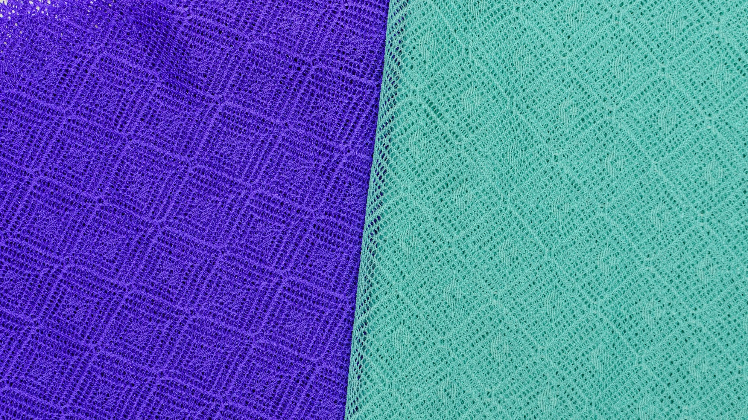 Knit Fabric -  Diamond Stretch Mesh - Euro Collection