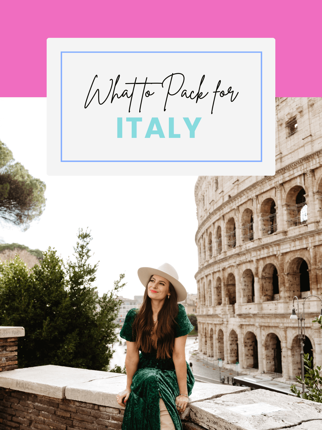 What I packed for Italy: Rome &amp; Tuscany in Feb.