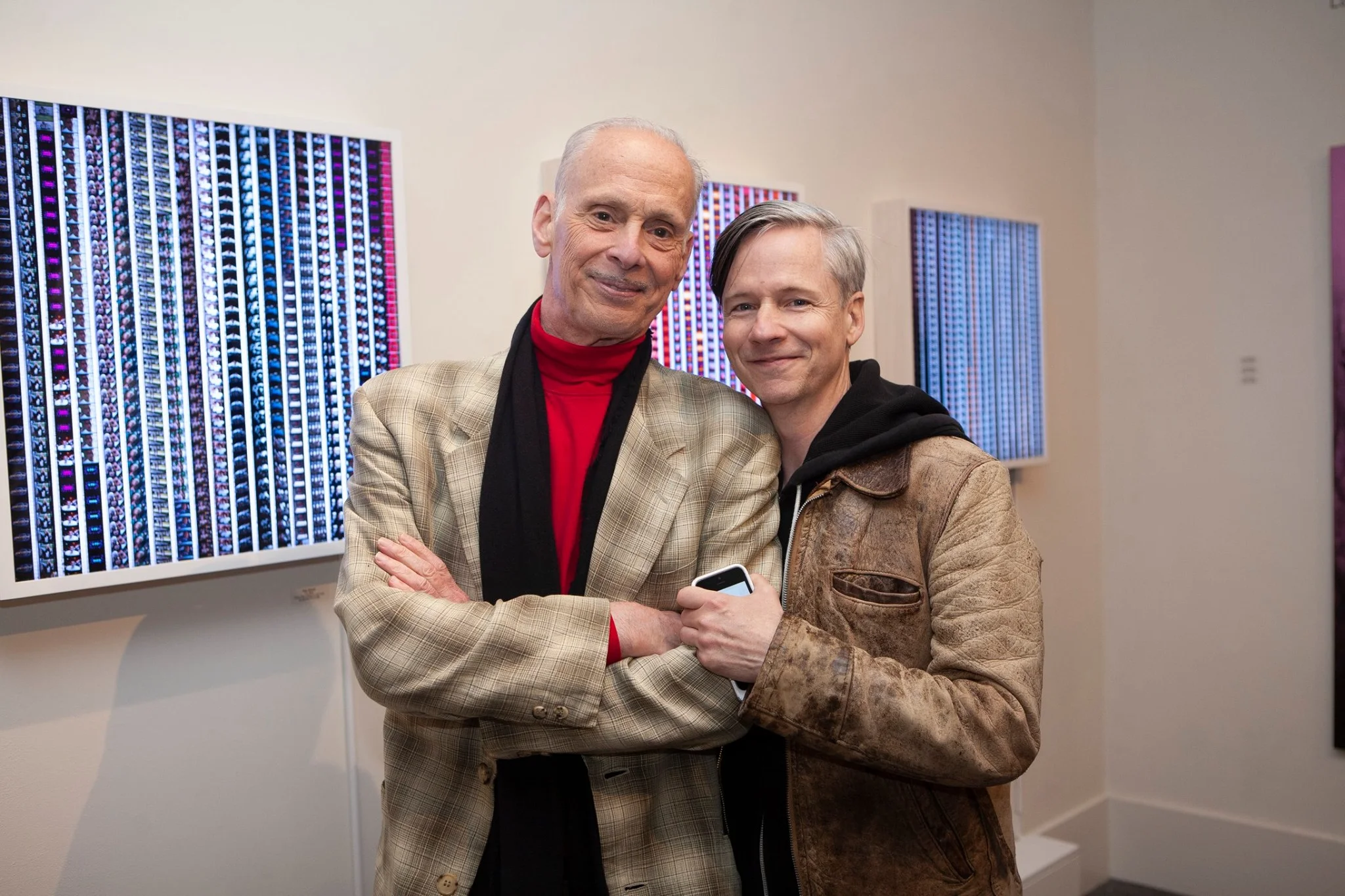 John Waters & Johncameronmitchell at the SCHOOLHOUSE GALLERY