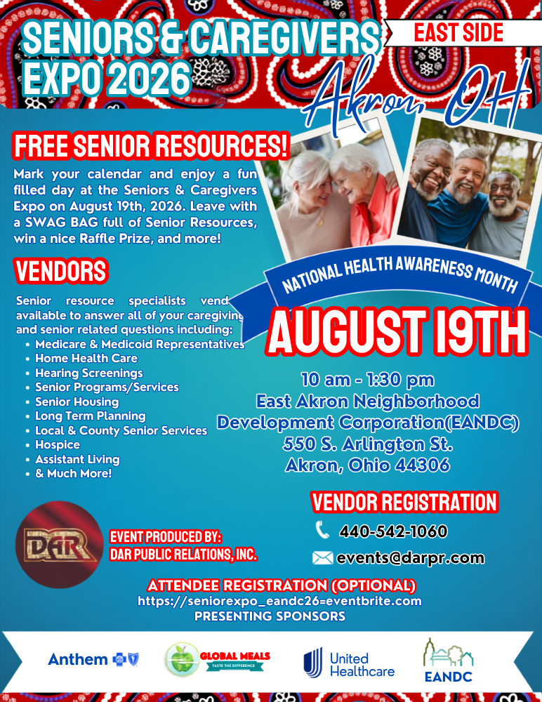 Seniors and Caregivers Expo 2026 Presented By: DAR Public Relations, Inc.