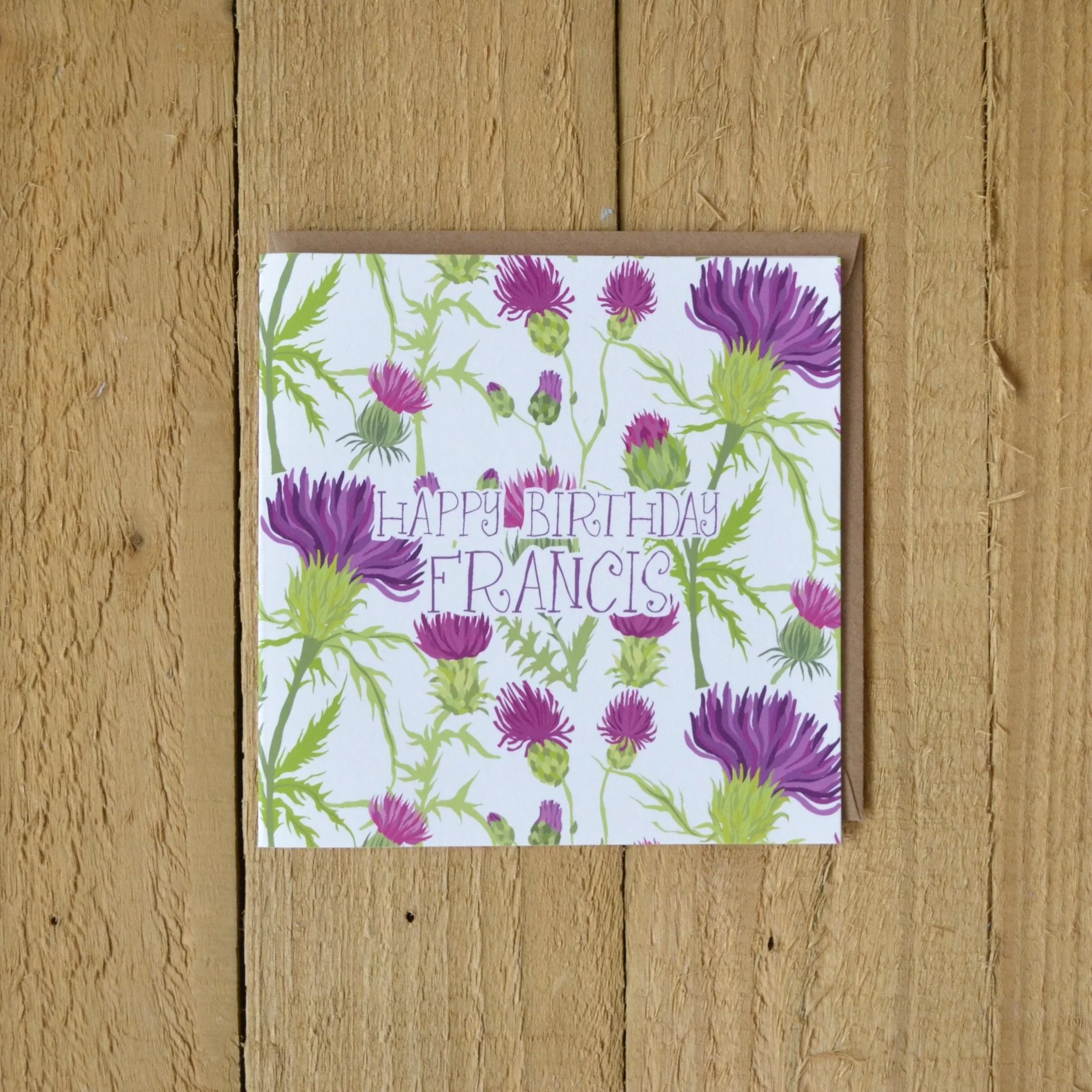 Thistle Card