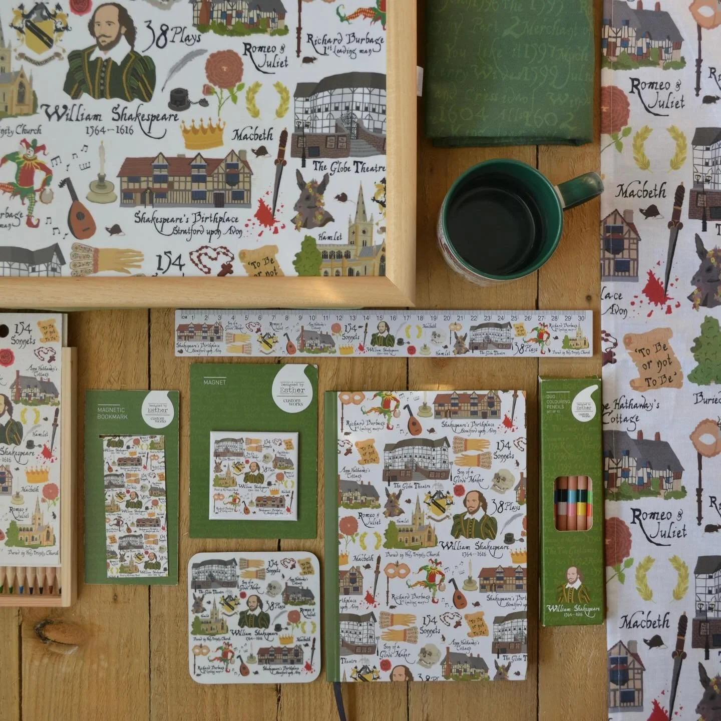 Happy Birthday Shakespeare!

#designedbyesther #williamshakespeare #customworks