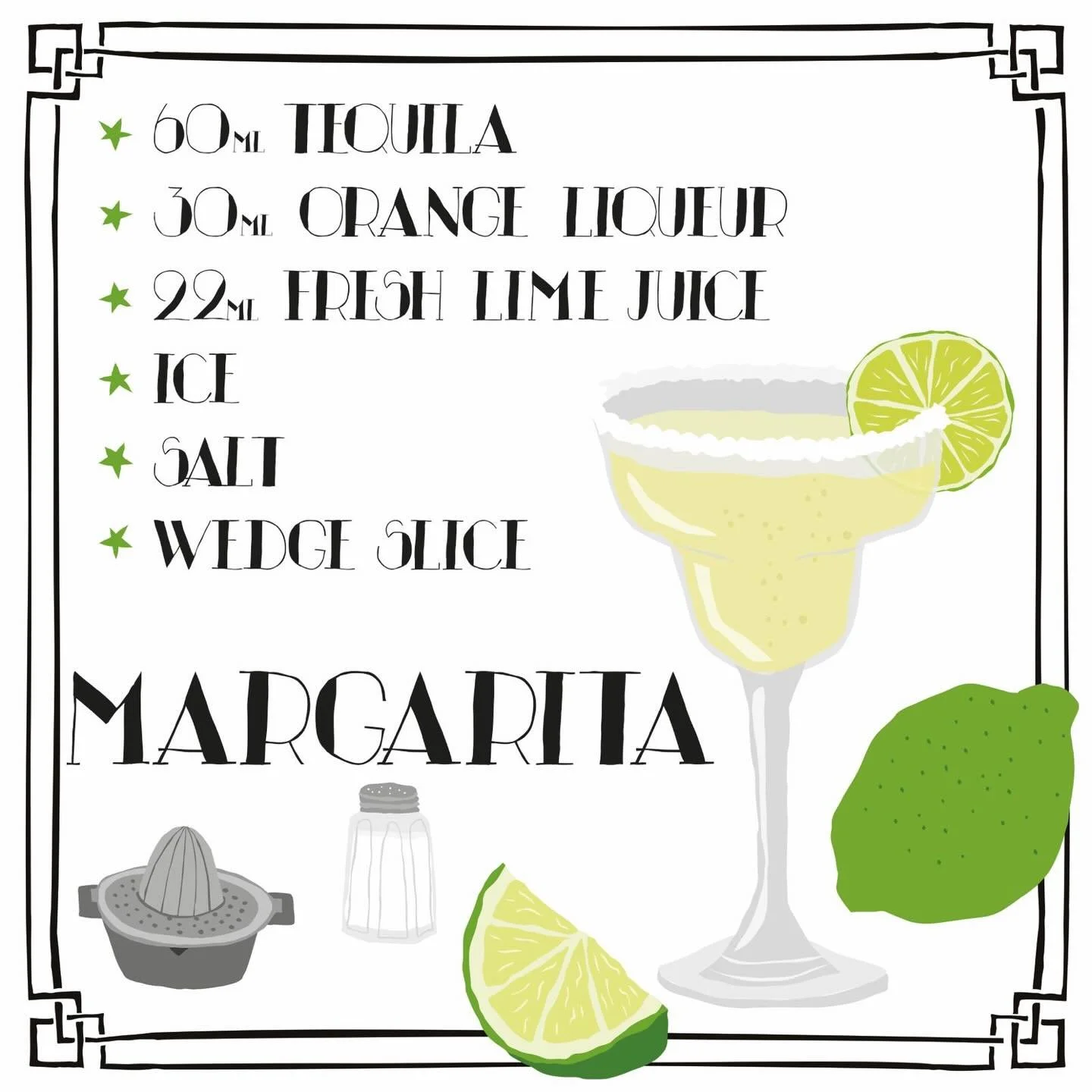 Got some fresh limes today, and I sort of got distracted!

#designedbyesther #margarita