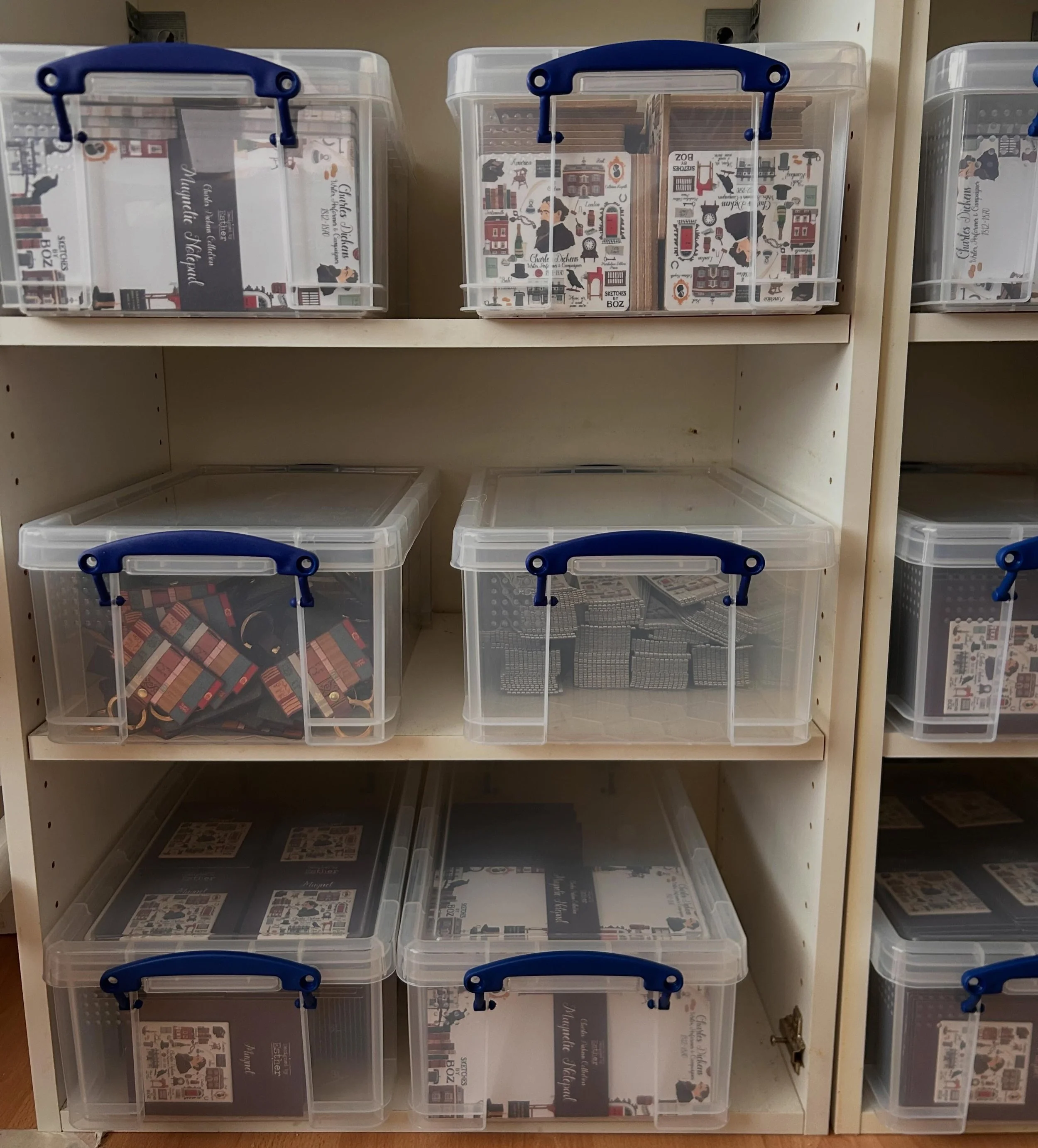 New boxes, new stock, new chapter of the business

#designedbyesther #charlesdickens