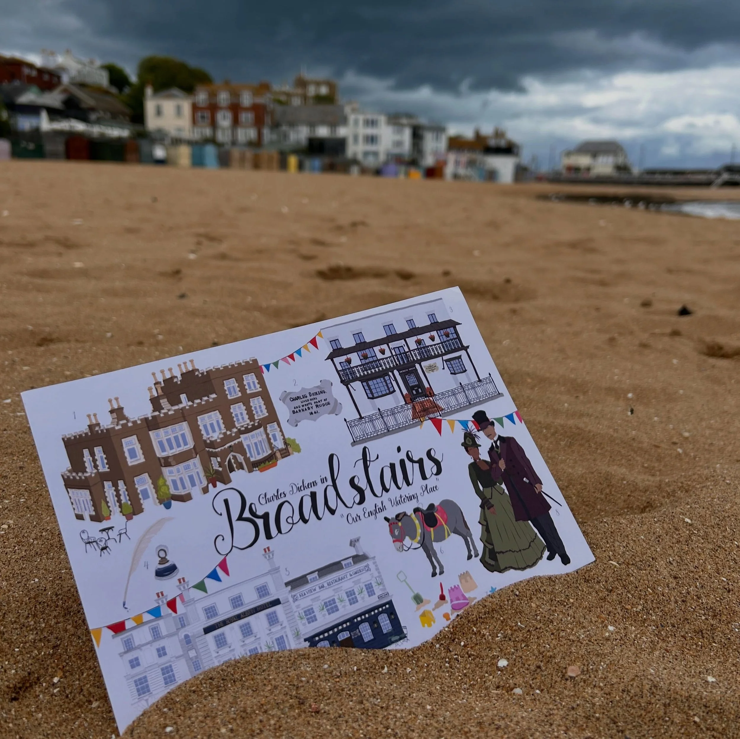 Postcards from my trip to the seaside today

#designedbyesther #charlesdickens #broadstairs
