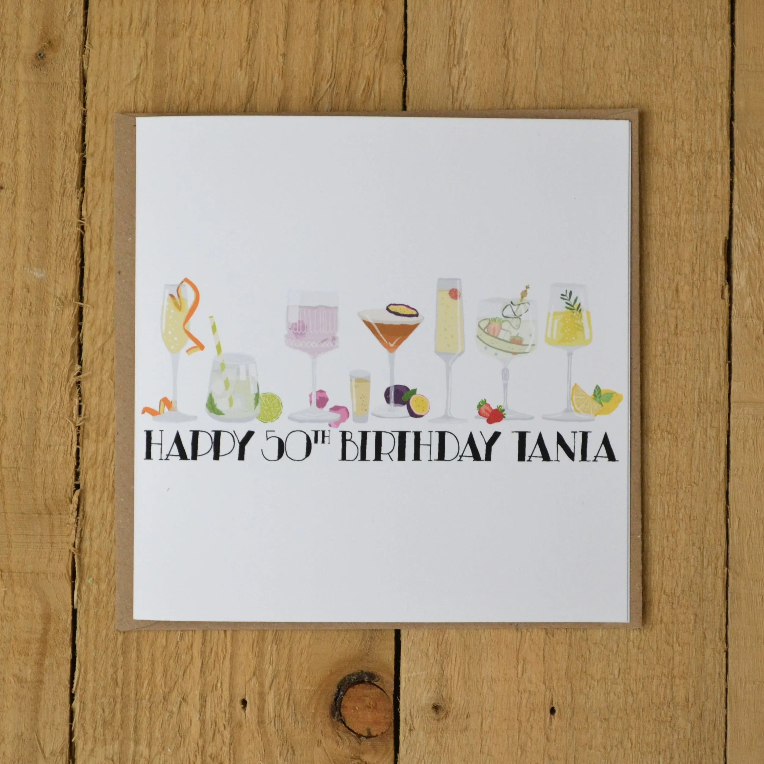 Cocktails Medley Card