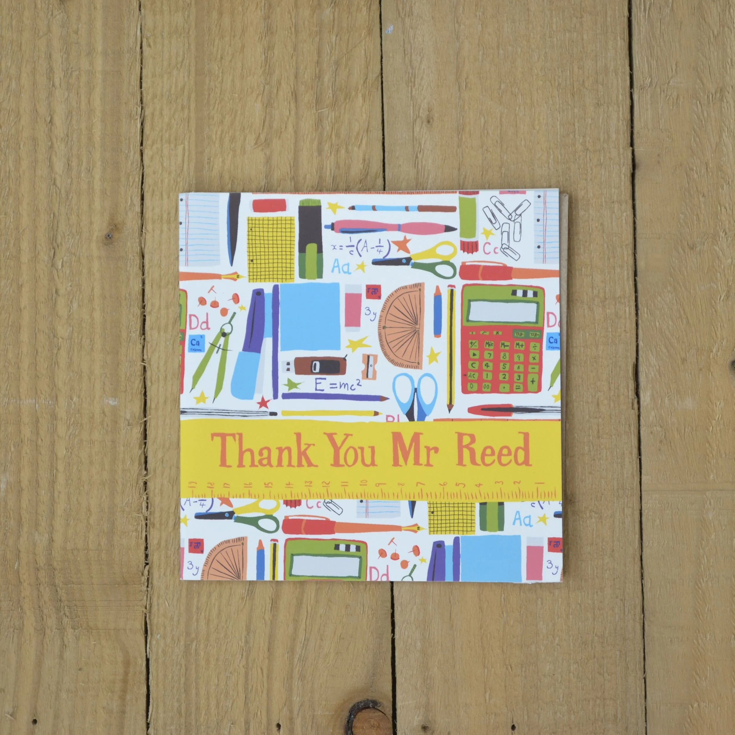 Thank You Teacher Card