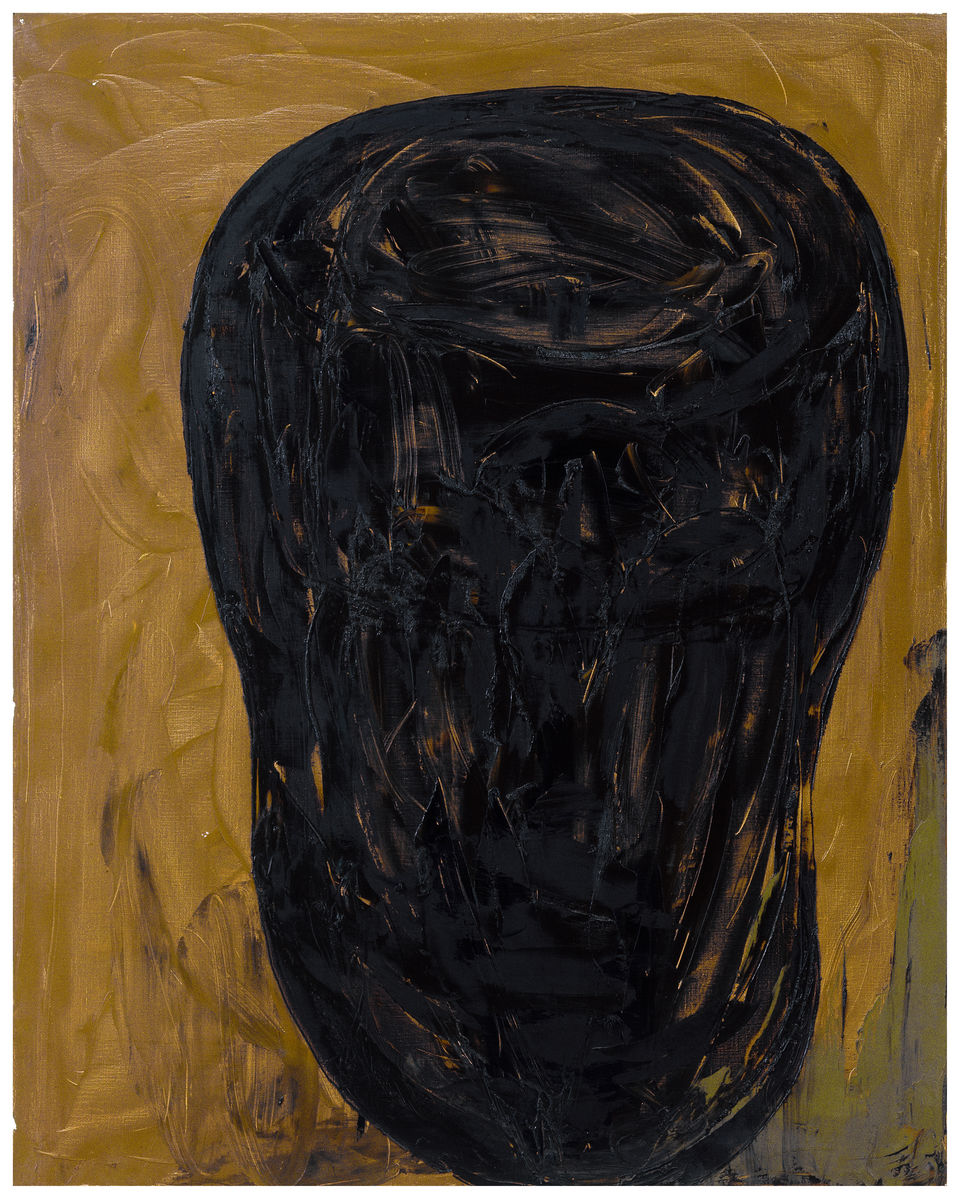 Das Schwarze Meer , 1991, Oil on canvas, 79h x 63w in (200h x 160w cm)