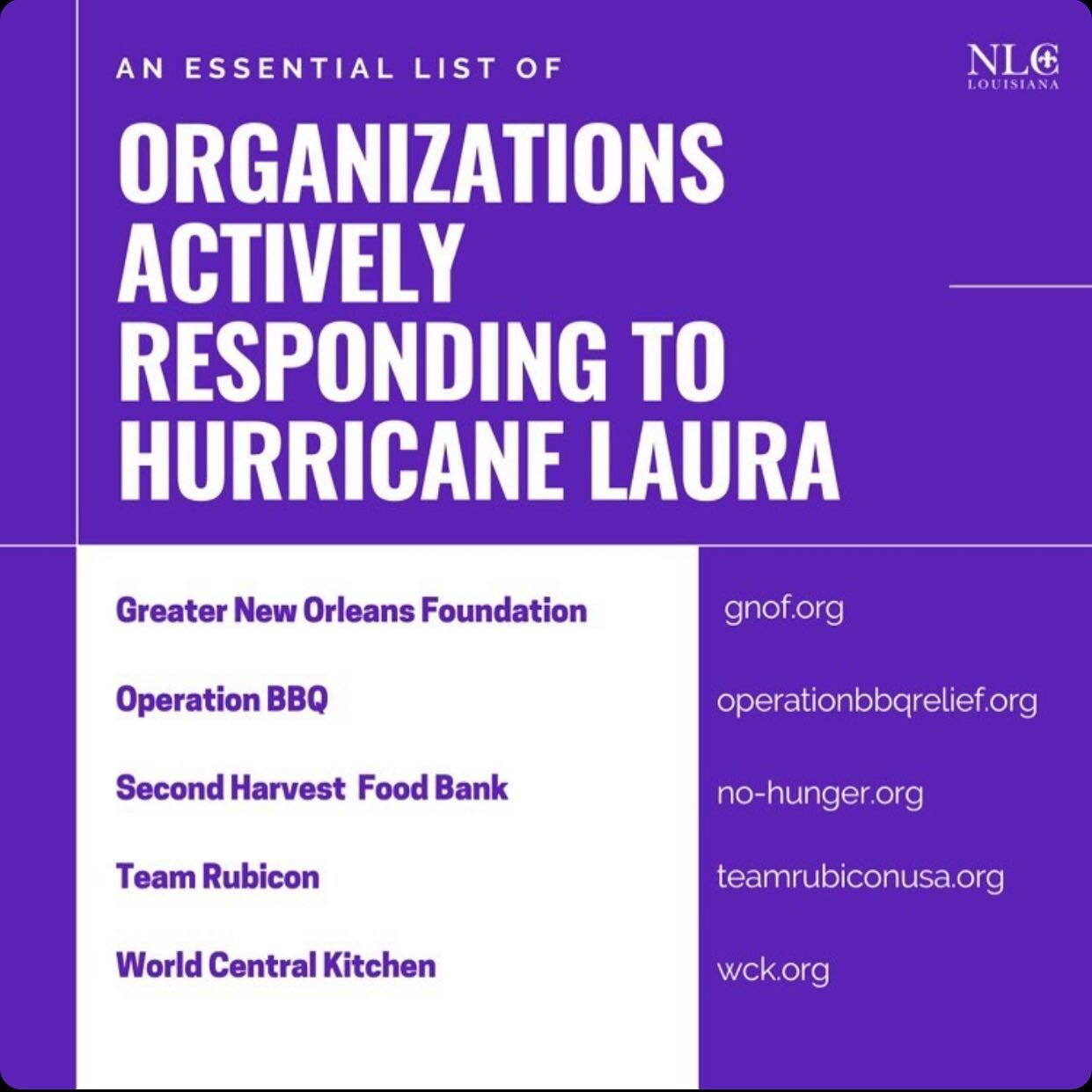 Please help and donate to these organizations, for those affected by Hurricane Laura. One of my wonderful friends @thegoddessrah sent me this, because I asked her to send me information to share with everyone. Please help and donate. 
.
.
#hurricanes