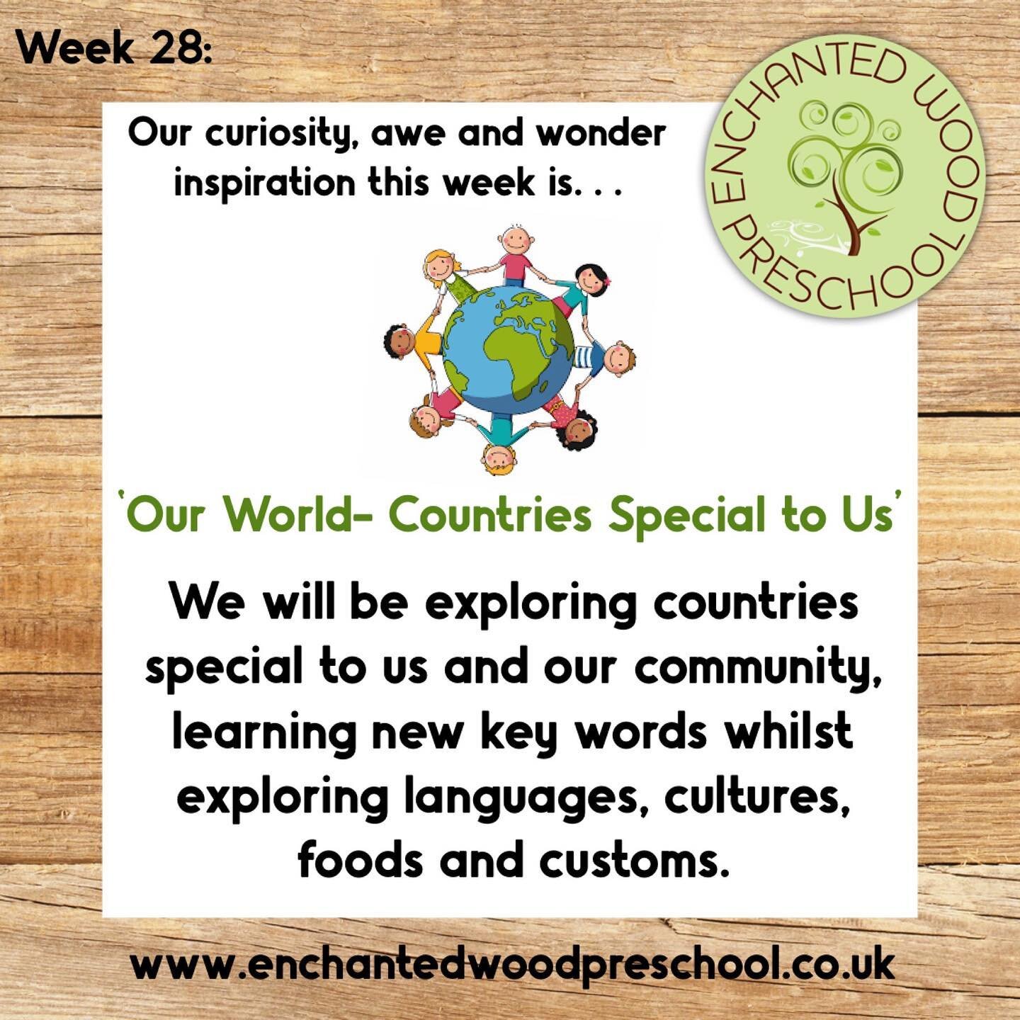 🌳 Week 29: Countries Special to Us

Our Summer term topic looks at &lsquo;Our World&rsquo; 🌎

&hellip; we look at our local area, our wider world and countries special to us. We also explore people who help us, animals on land, in the air and under