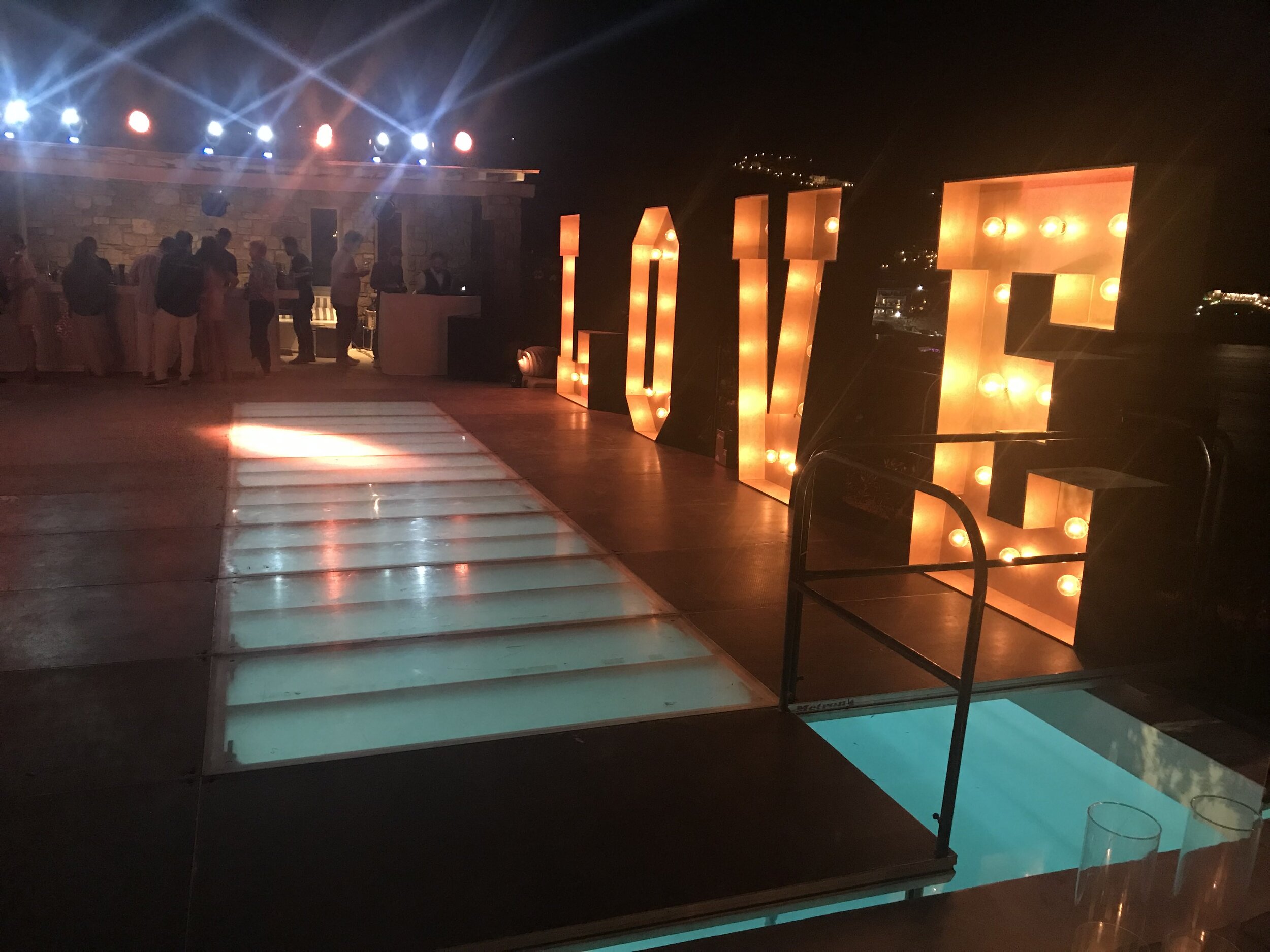  Plexiglass Dancefloor , Mykonos 