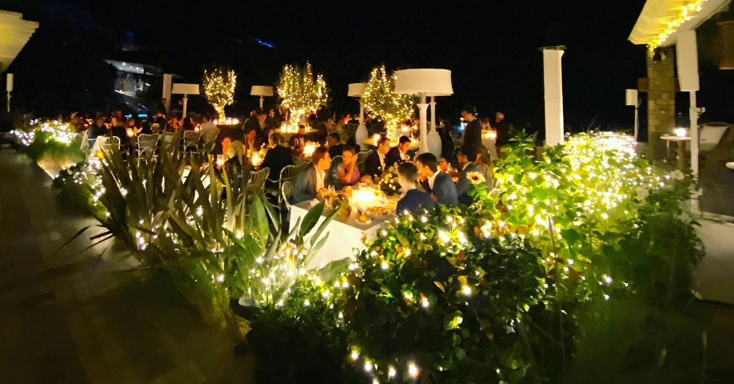 Immerse yourself in a fairytale as we light up your dinner / ceremony / party and event space with a stunning display of colors 💫 Our lighting design will take your event to the next level.

Lighting &amp; Sound @eventsmusic_panos_tsilounis

Venue @