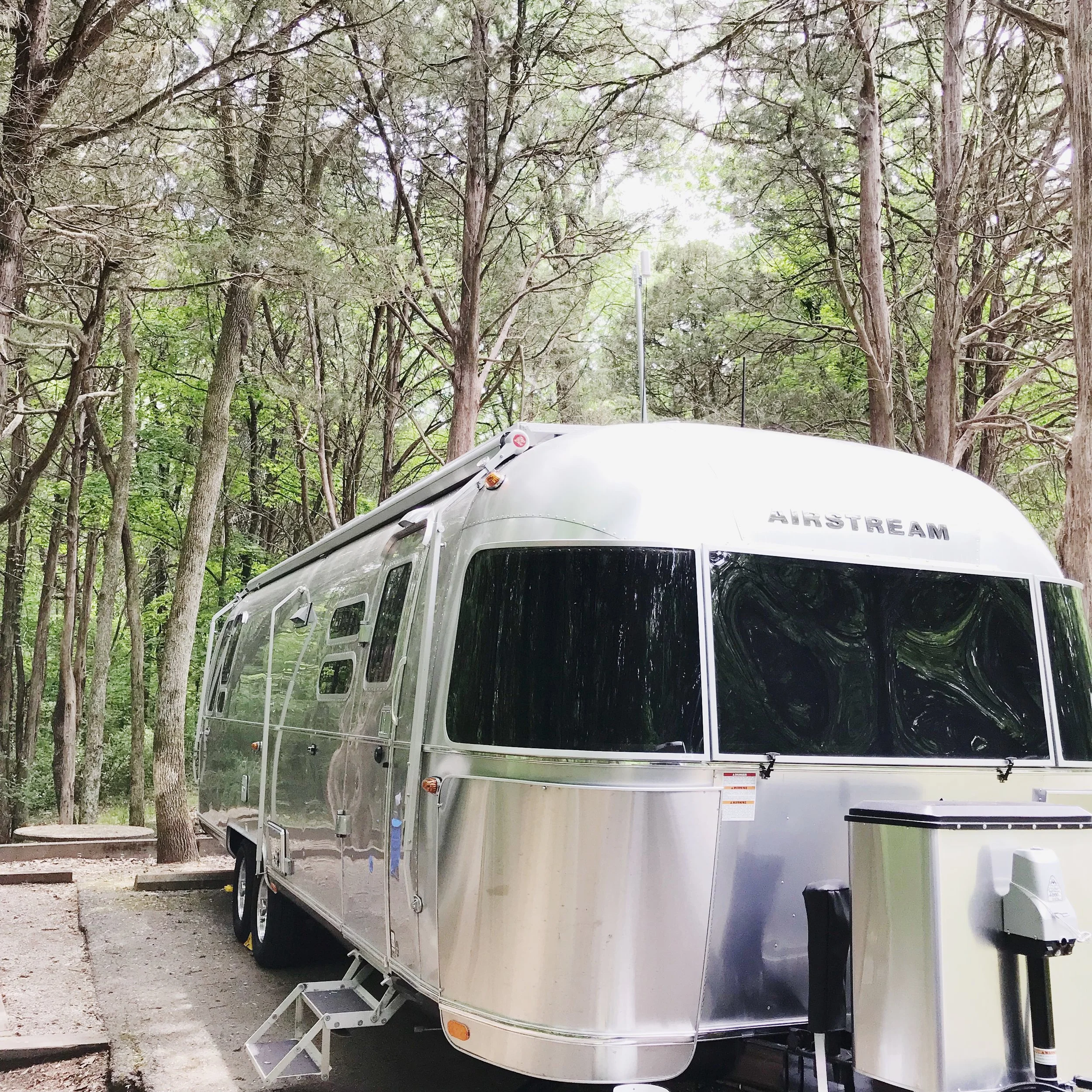 Le Twinkie, our 2018 Airstream International Signature 30' pulled with a 2018 F250 Super Duty with tow technology bundle