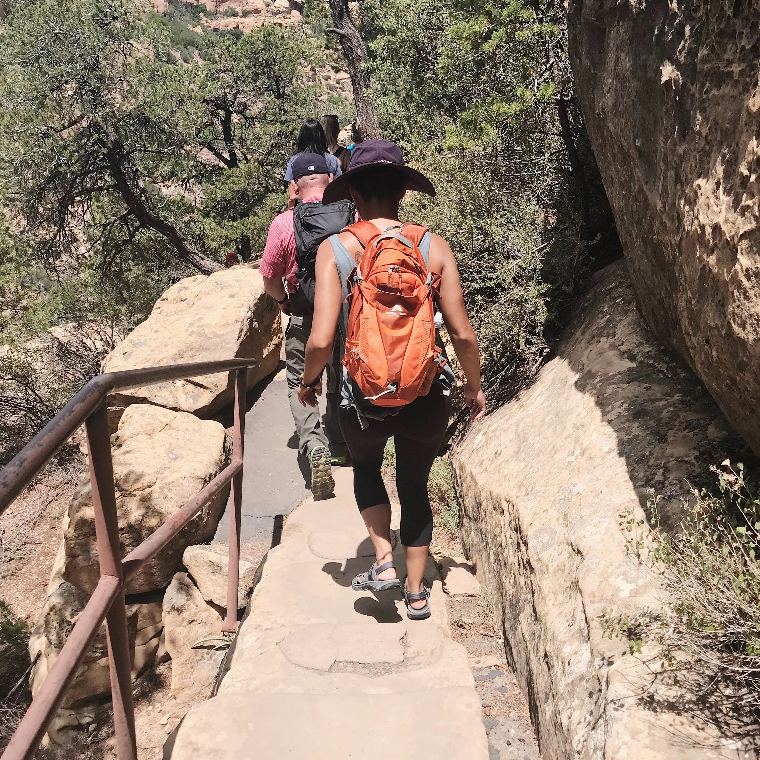 A much easier start to get to Cliff Palace than Balcony House!