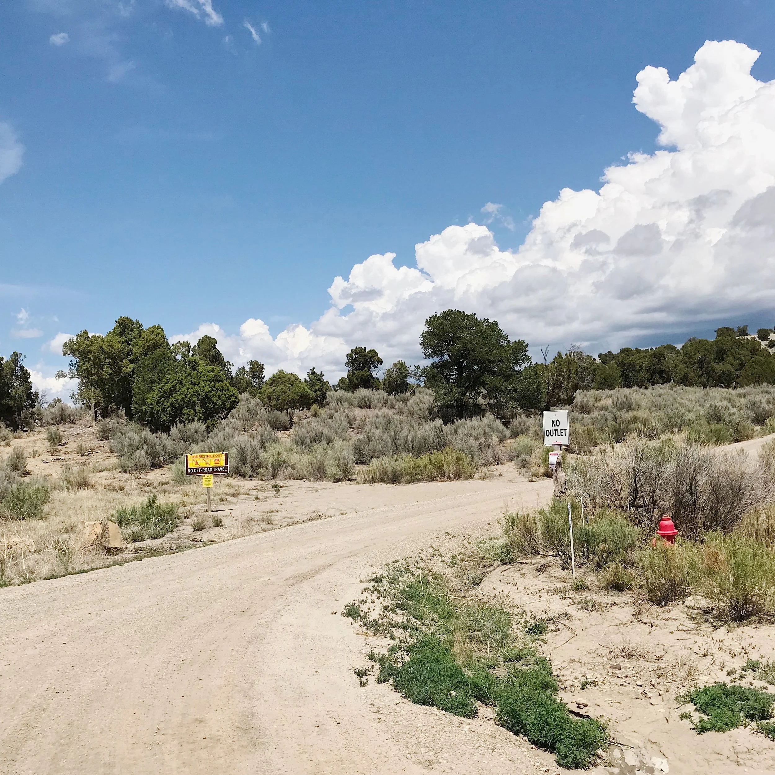 Entrance to the campsite.&nbsp;