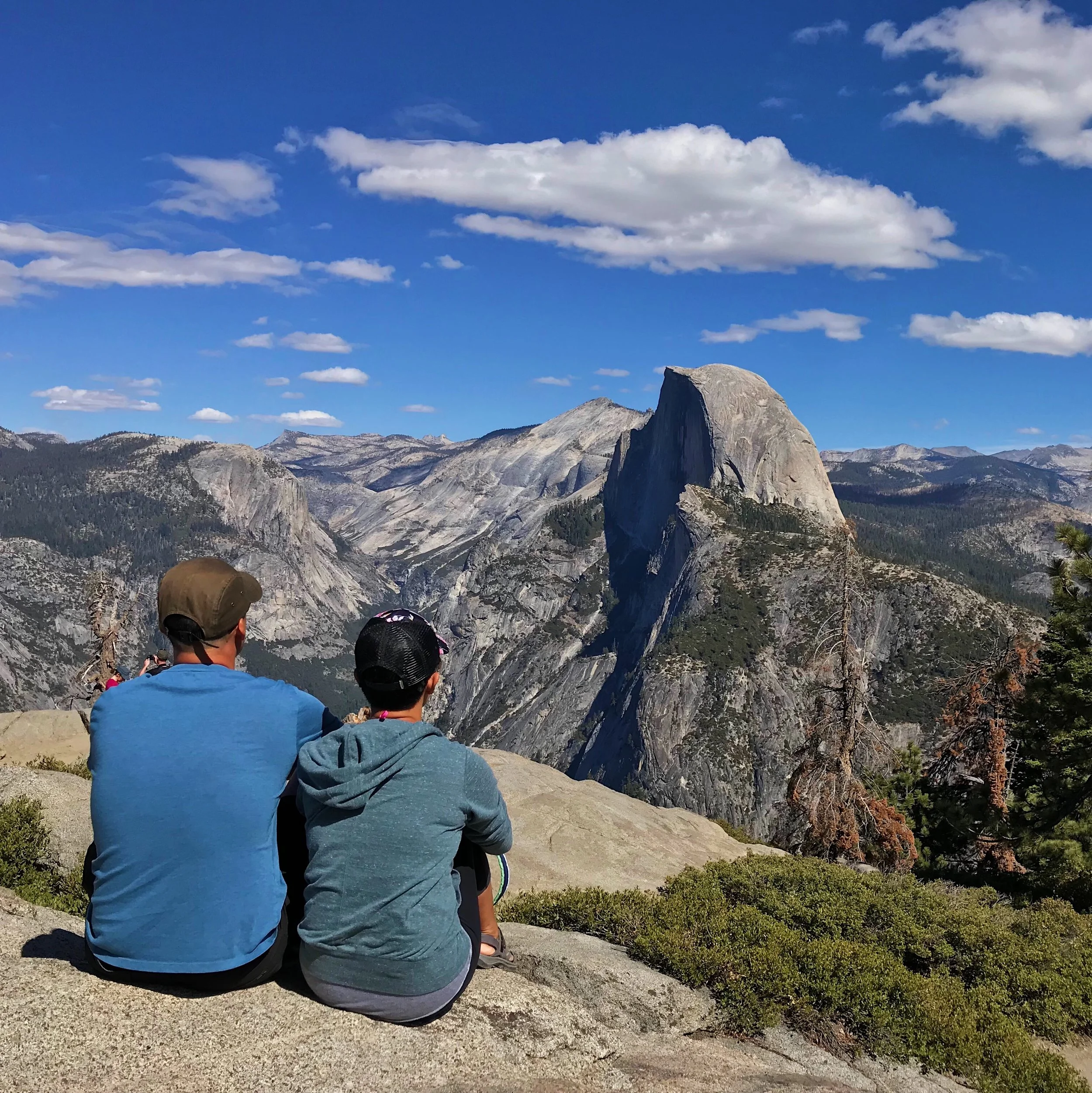 Half Dome in the distance.