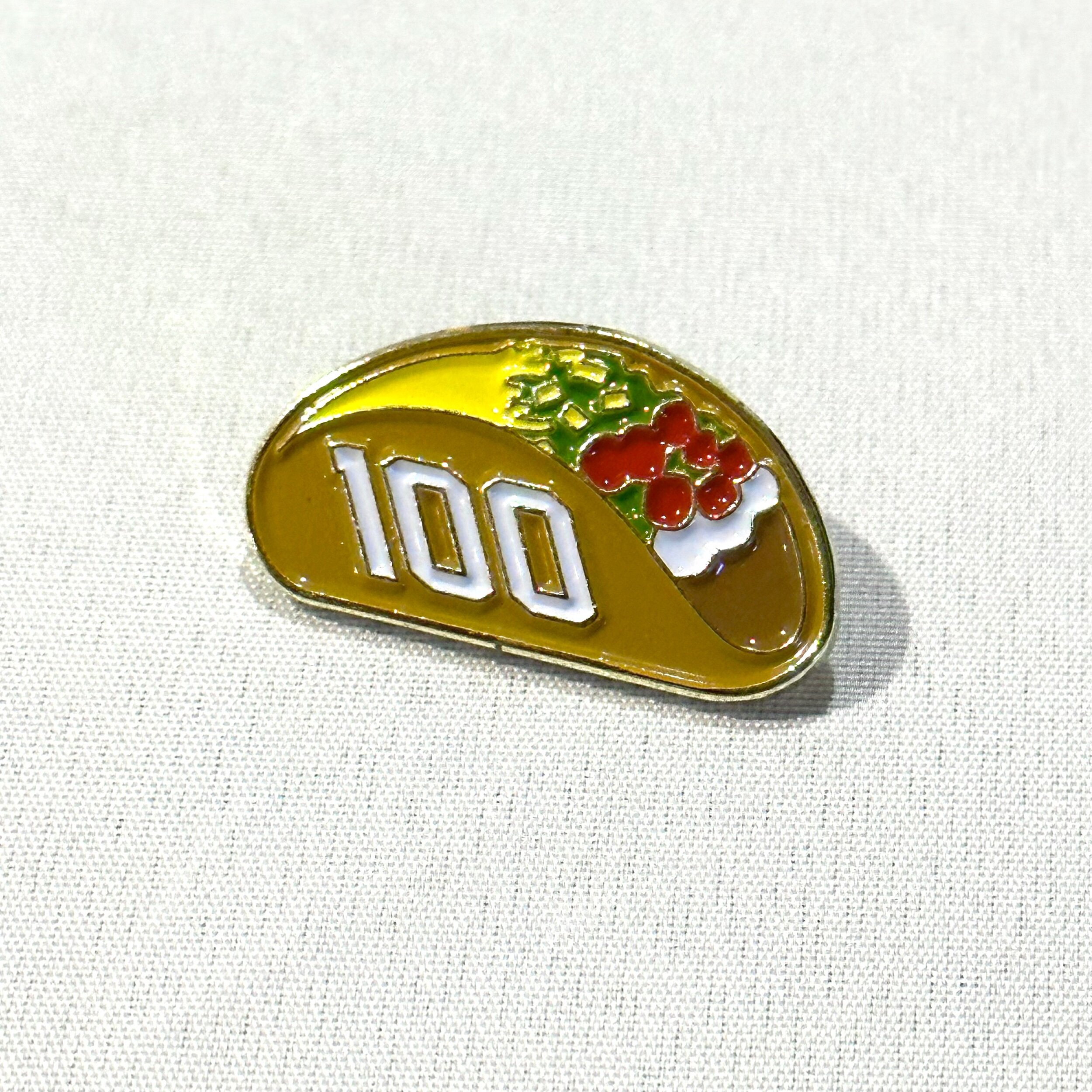 100 Point Chalupa Enamel Pin