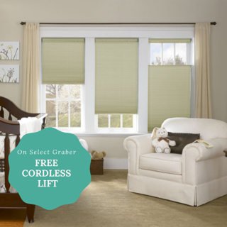 Book your in home blind consult today and take advantage of 40% off and free cordless lift upgrade on select styles!