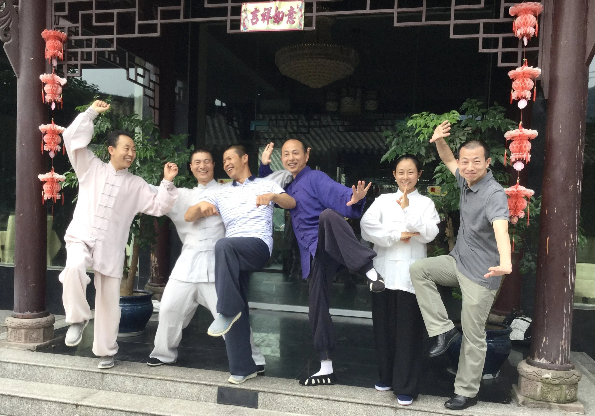 Relaxed at the end of teacher training course! Thank you teachers! 