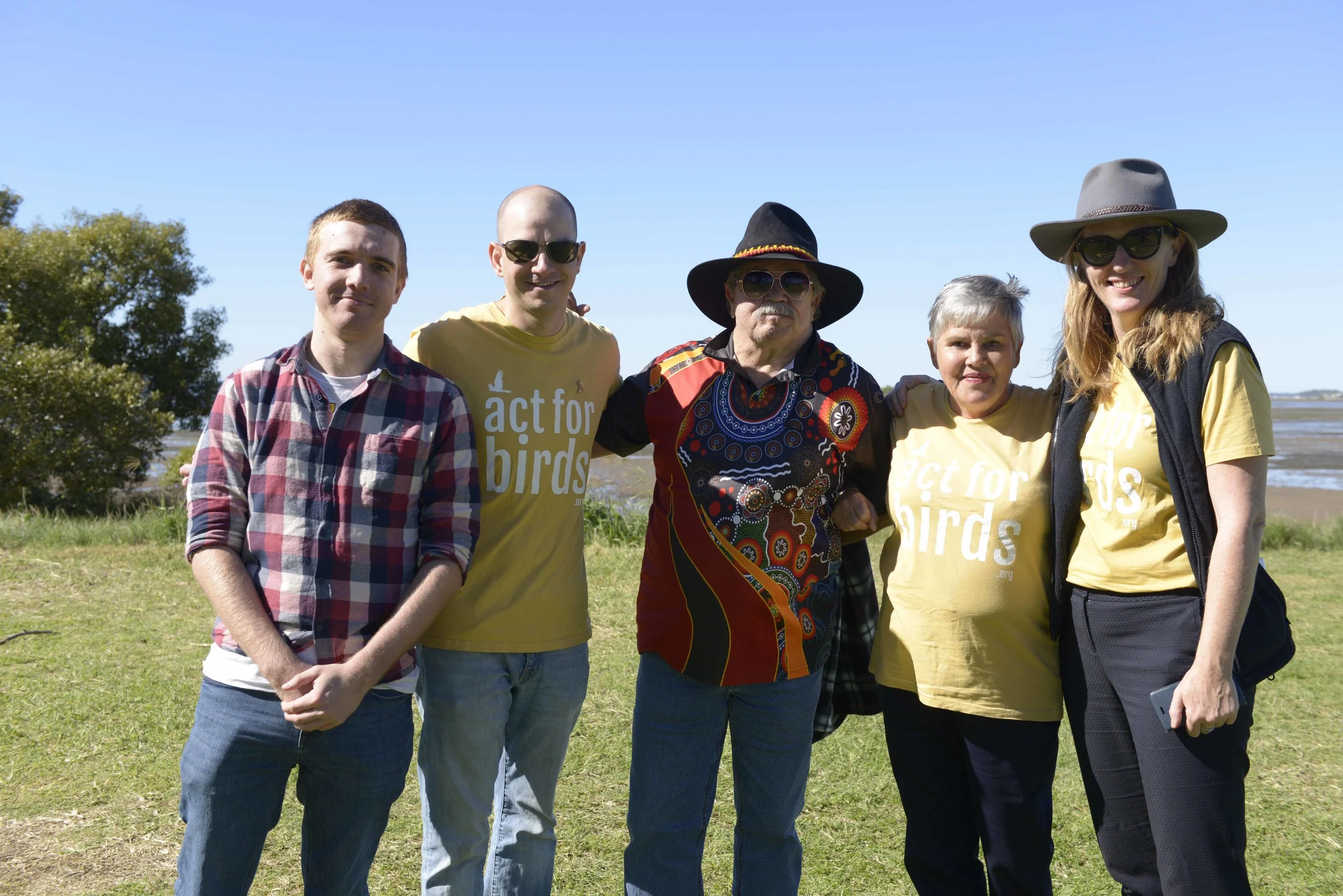 Meet the locals Norm and Callen Enoch, and the Act for Birds Campaigns team.