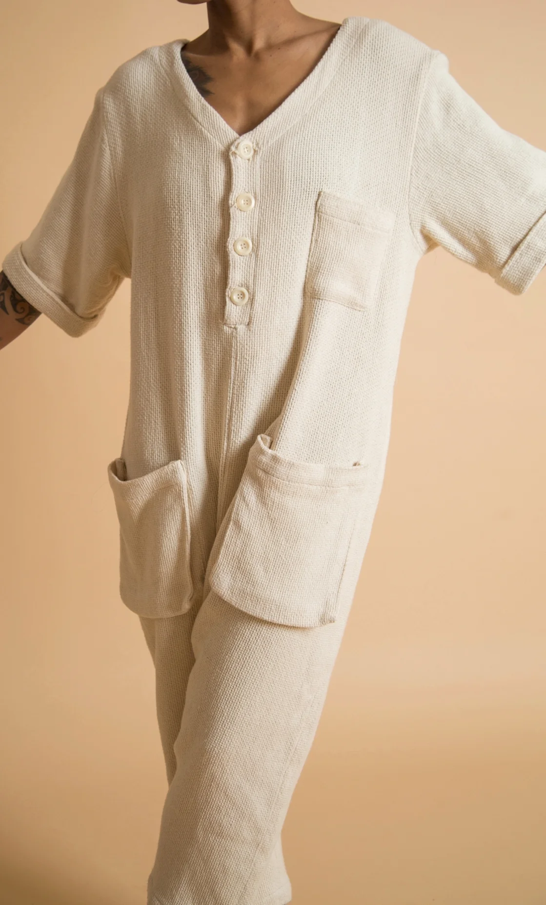 Short Sleeve Jumpsuit