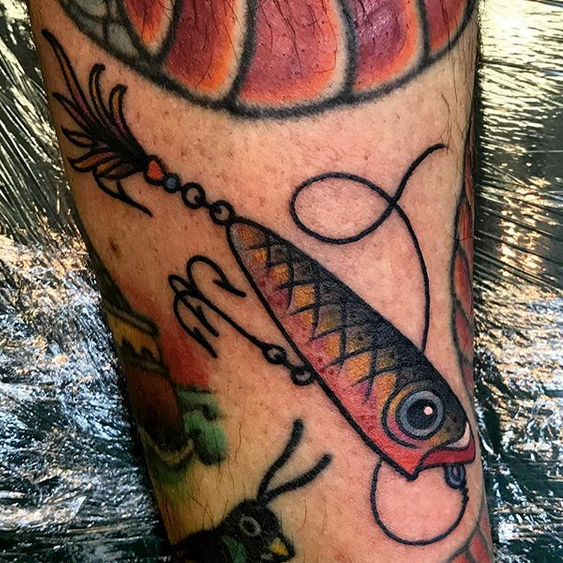 small fish hook tattooTikTok Search