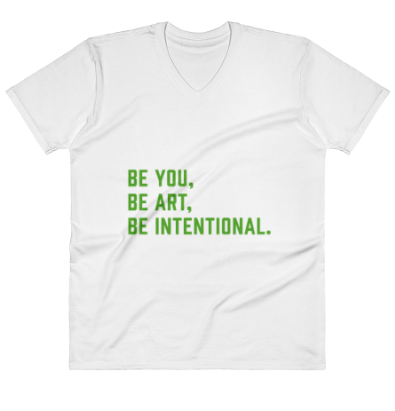 BOLD Statement - White Tee - Green