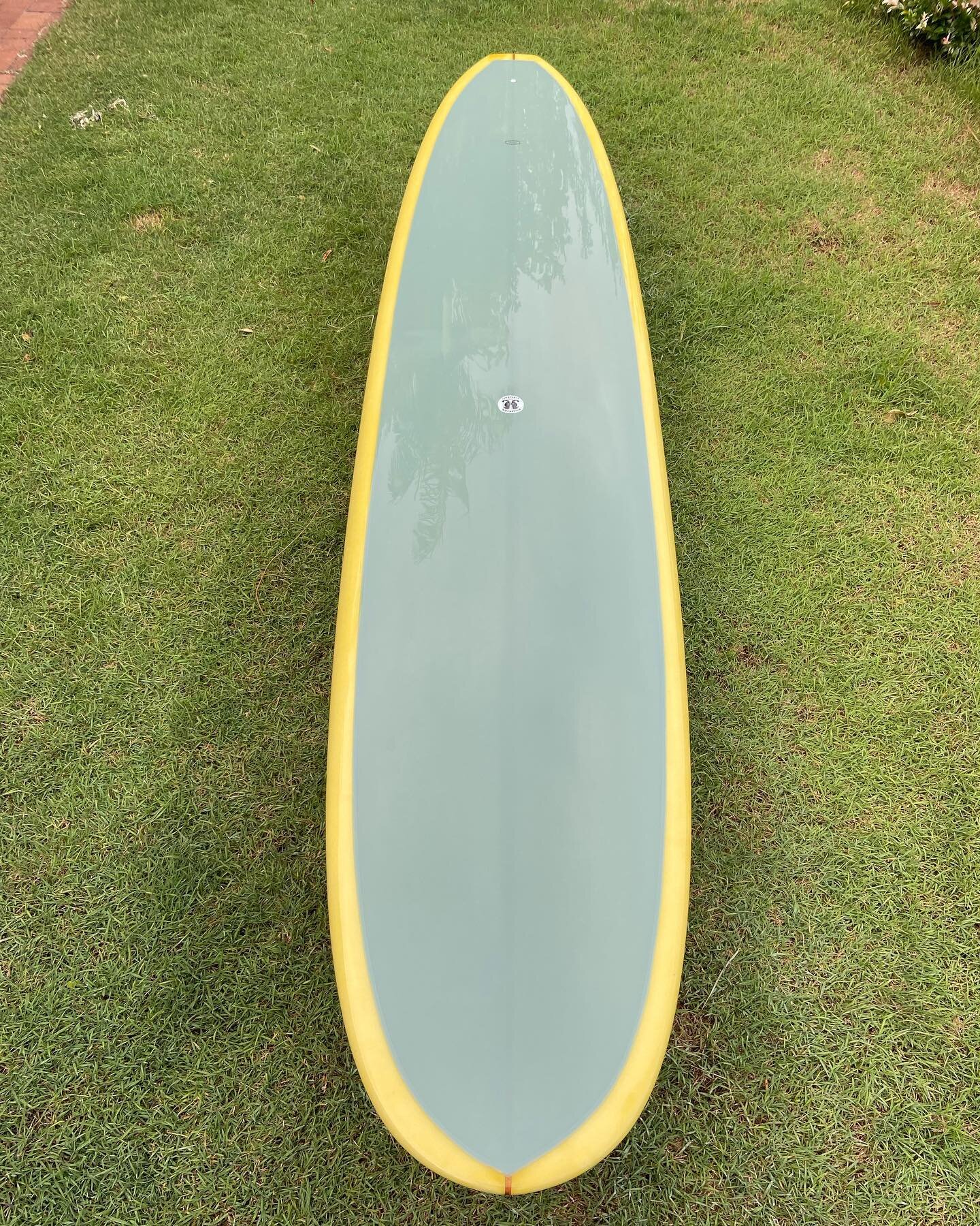 9&rsquo;4&rdquo; &bull; 22 ⅝ &bull;  2 13/16 &bull; for @sunburntmess.surf in #Bondi Beach NSW.  This board features a clean semi #pig outline balanced rocker with refined 50/50 rails, single nose concave entry splitting a rolled vee bottom.  If your