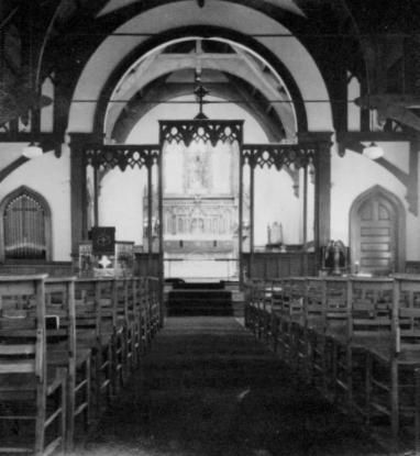 St. Andrew's Church Interior with Rood Screen