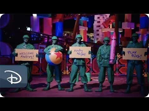 50 Different Andys Take On Toy Story Land | Walt Disney World