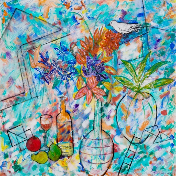 Two Birds and a Bottle of Wine