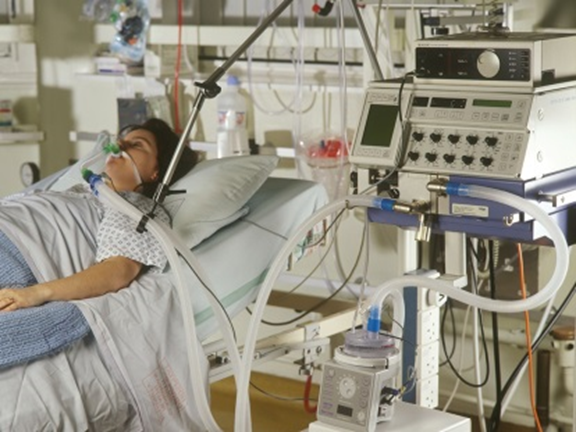 Photo taken by my husband in ICU during septic shock