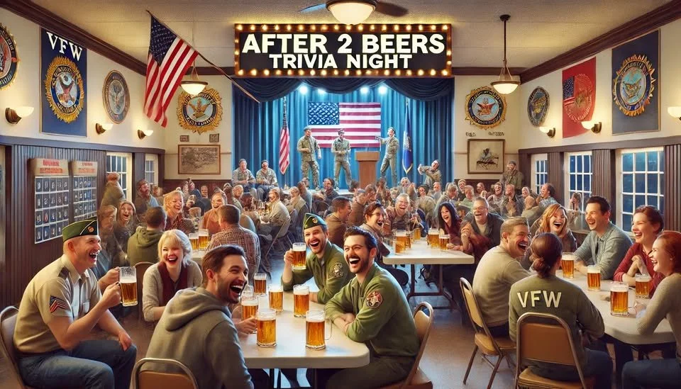Trivia Night at the VFW After 2 Beers Style