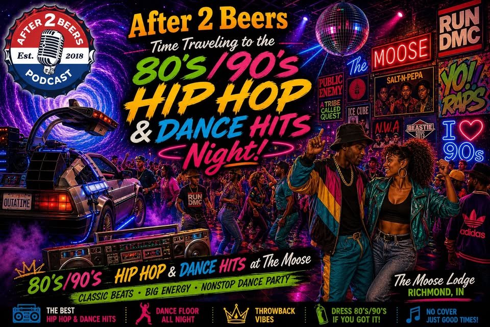 Time Traveling to the 80’s & 90’s Hip Hop & Dance Party!
