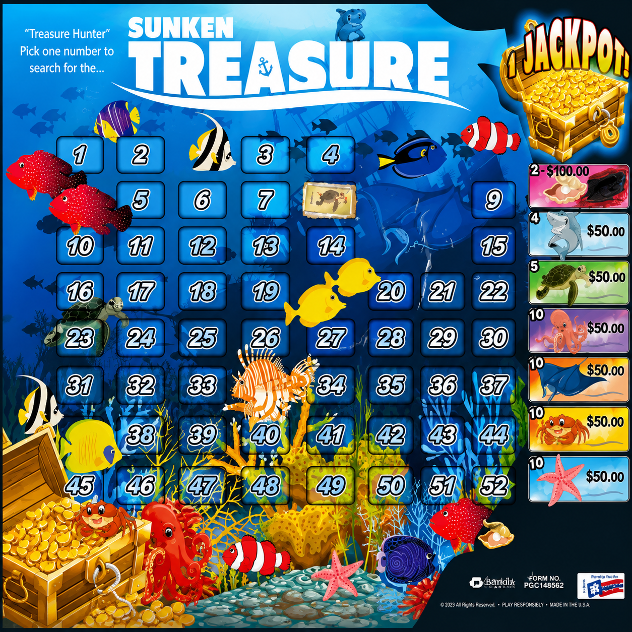 Moose Sunken Treasure Drawing
