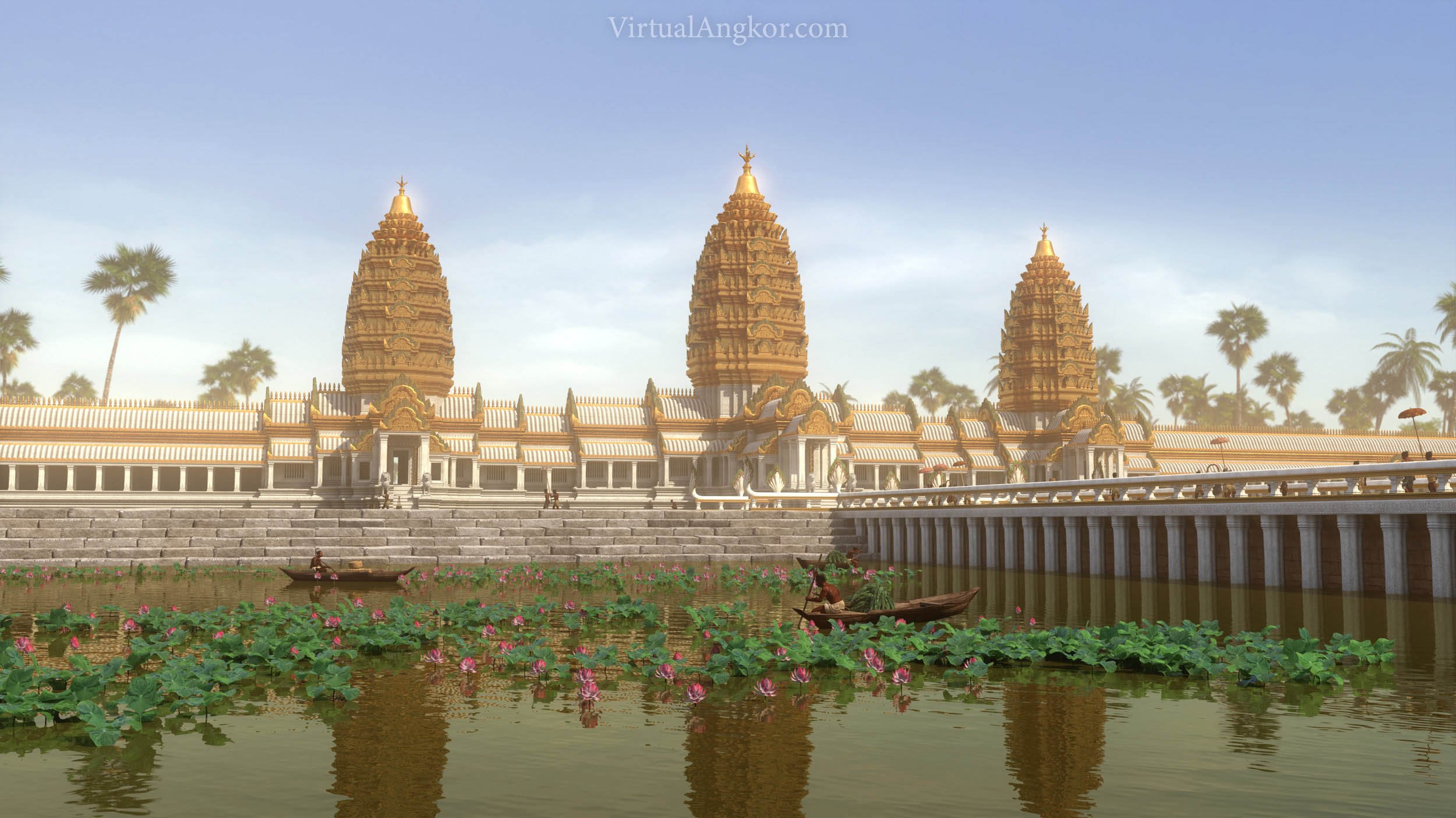 Angkor Wat west gate, 12th century