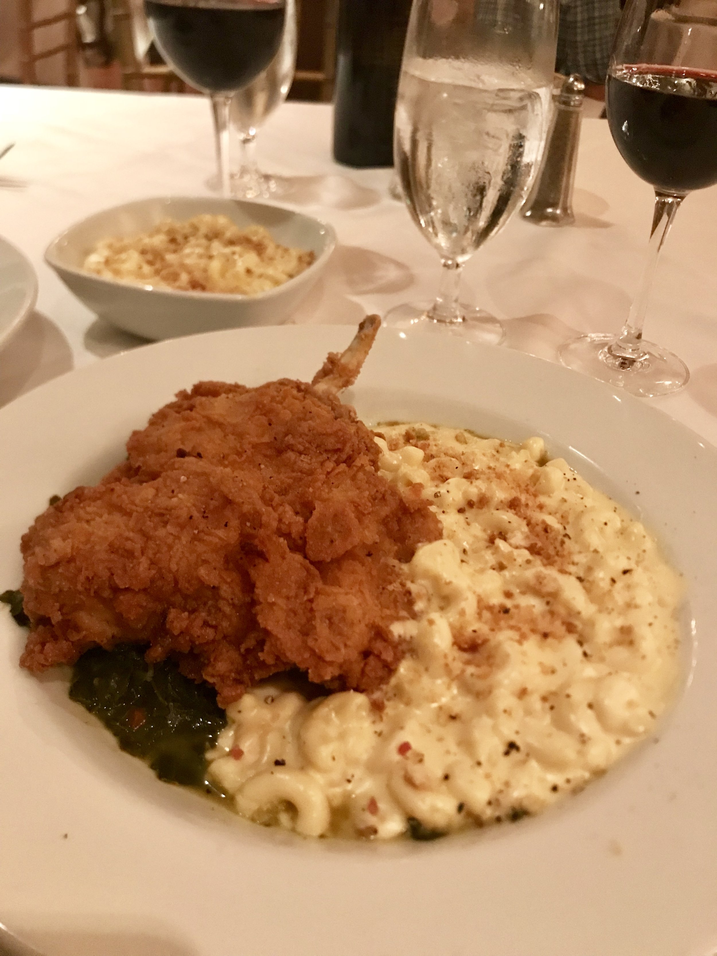 Fried Pork Chop at The Olde Pink House