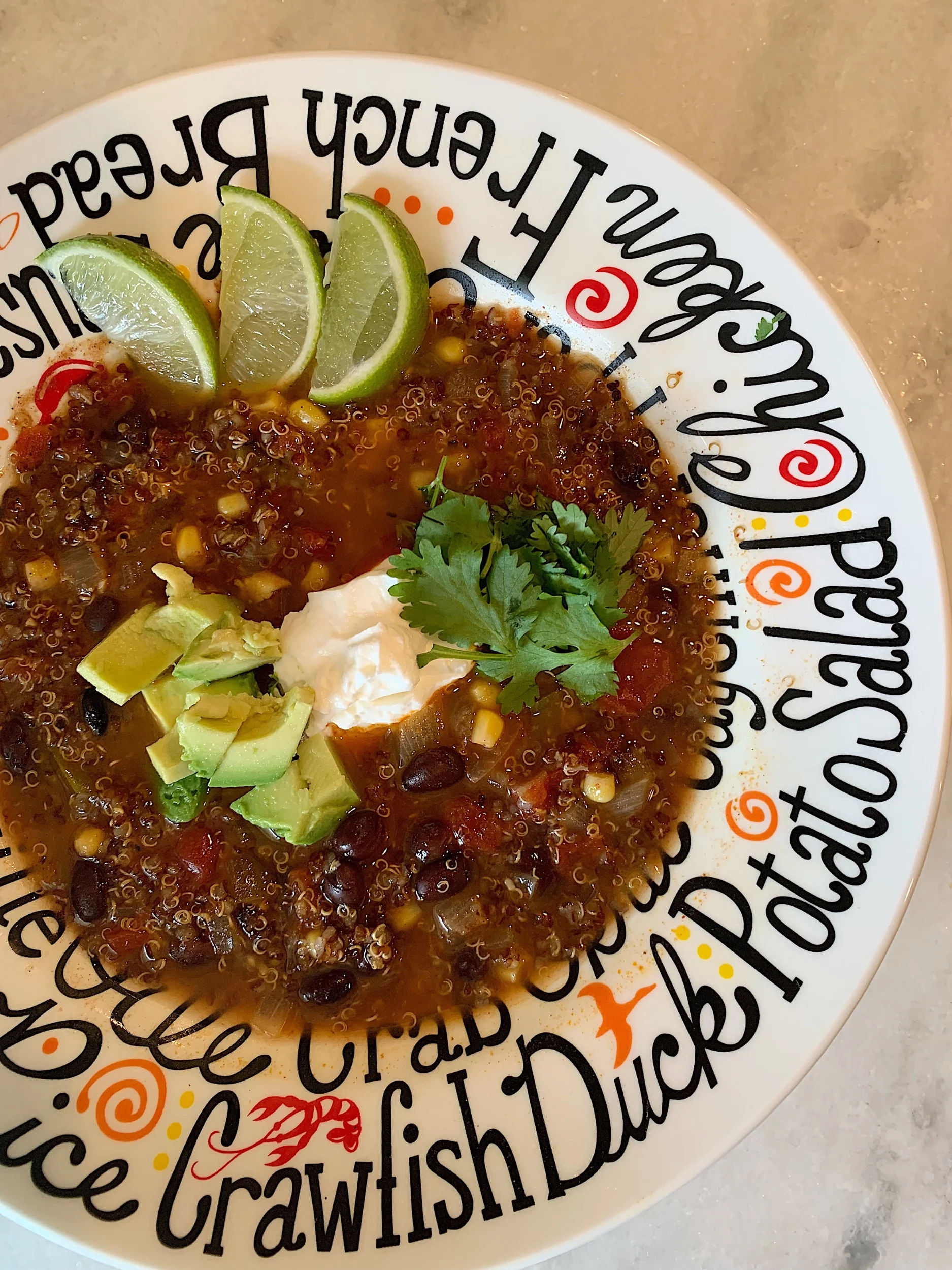 Black Bean & Quinoa Soup