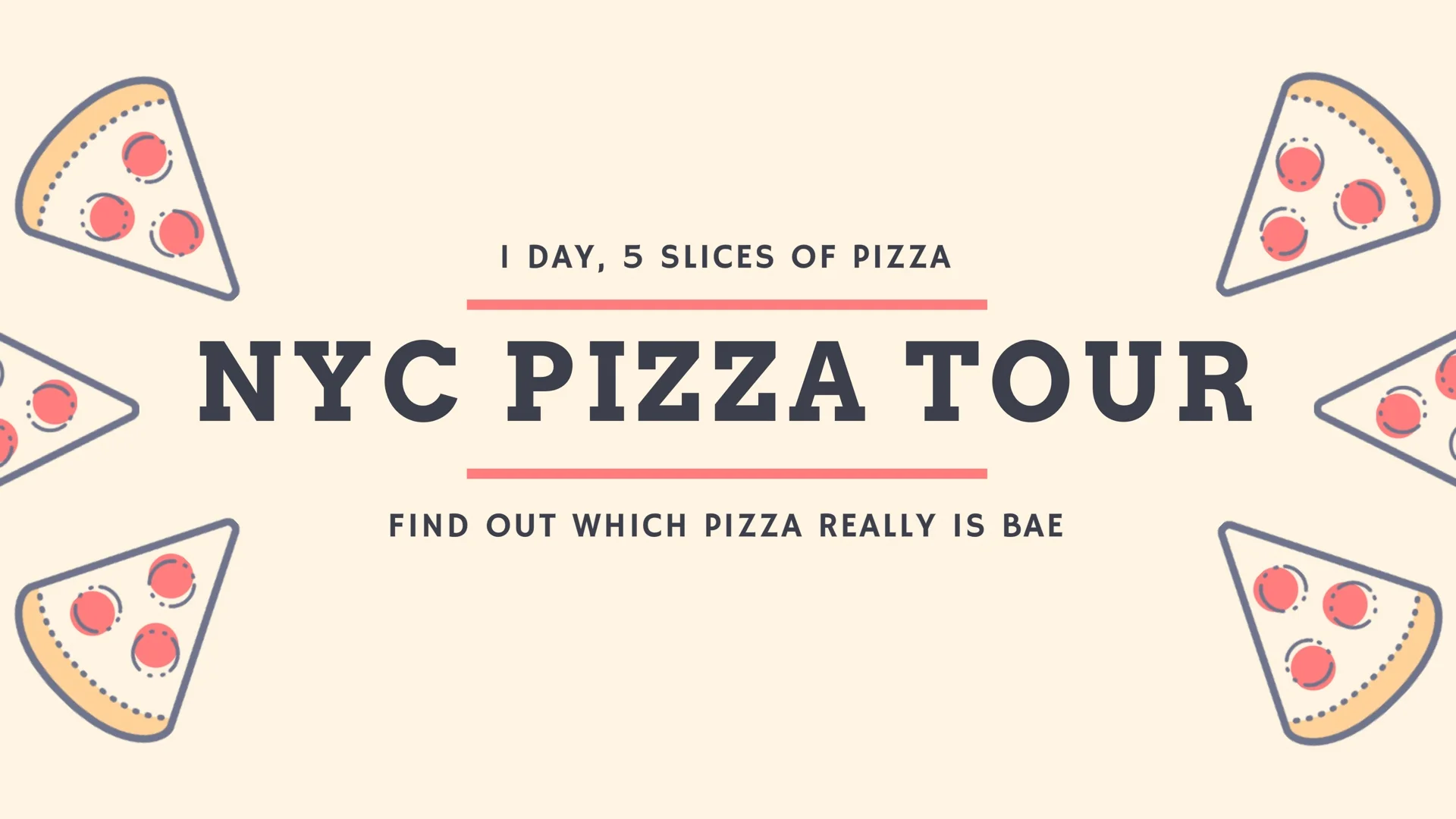 NYC Pizza Tour