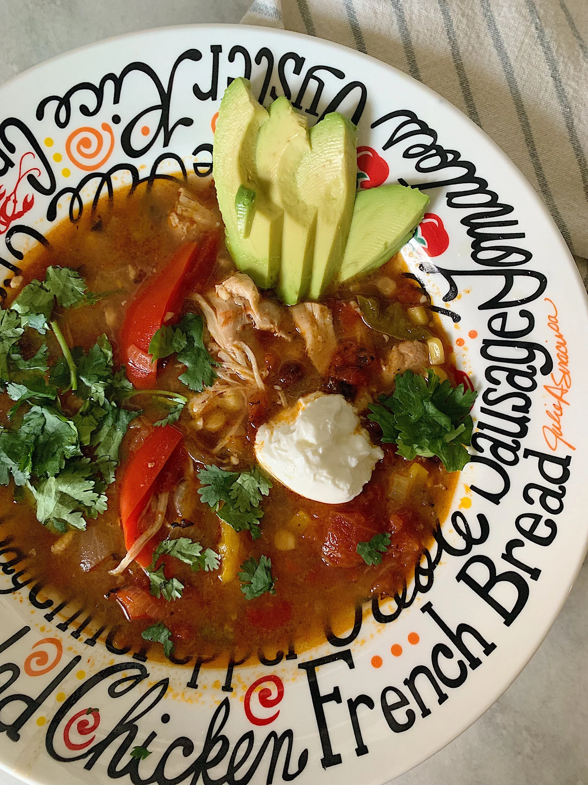 Instant Pot Chicken Enchilada Soup