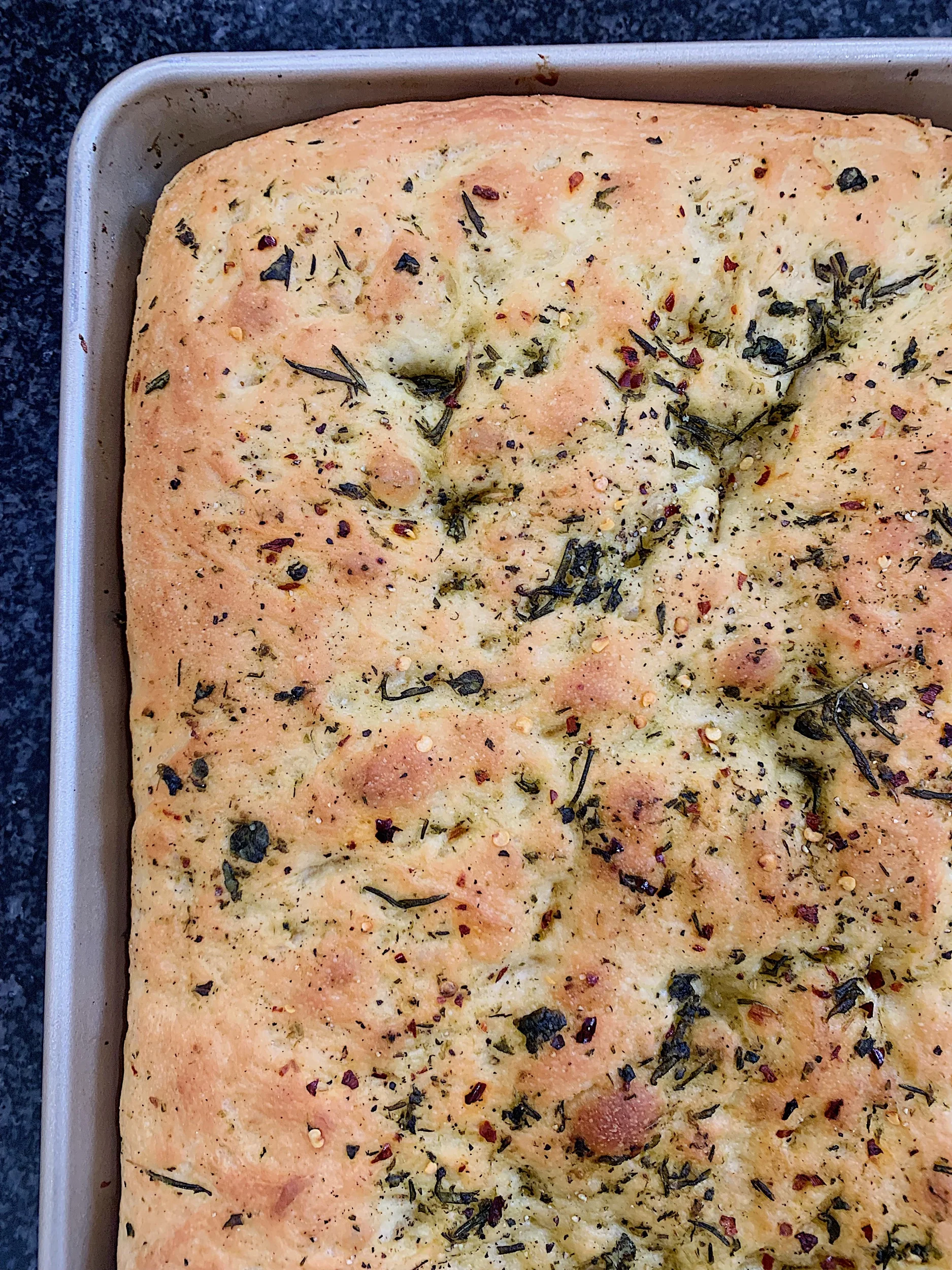 Semi Homemade Focaccia Bread