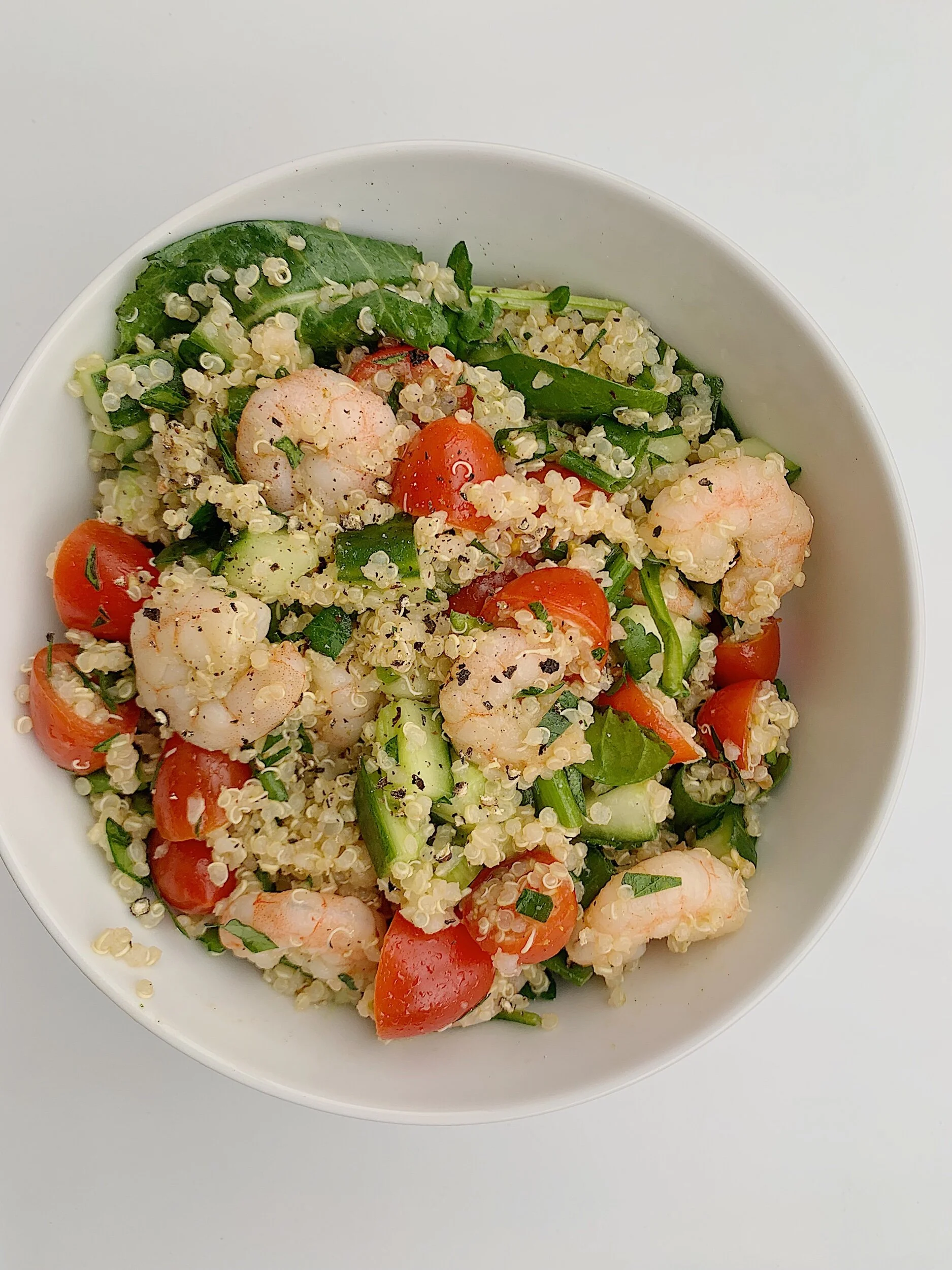 Mediterranean Shrimp Salad