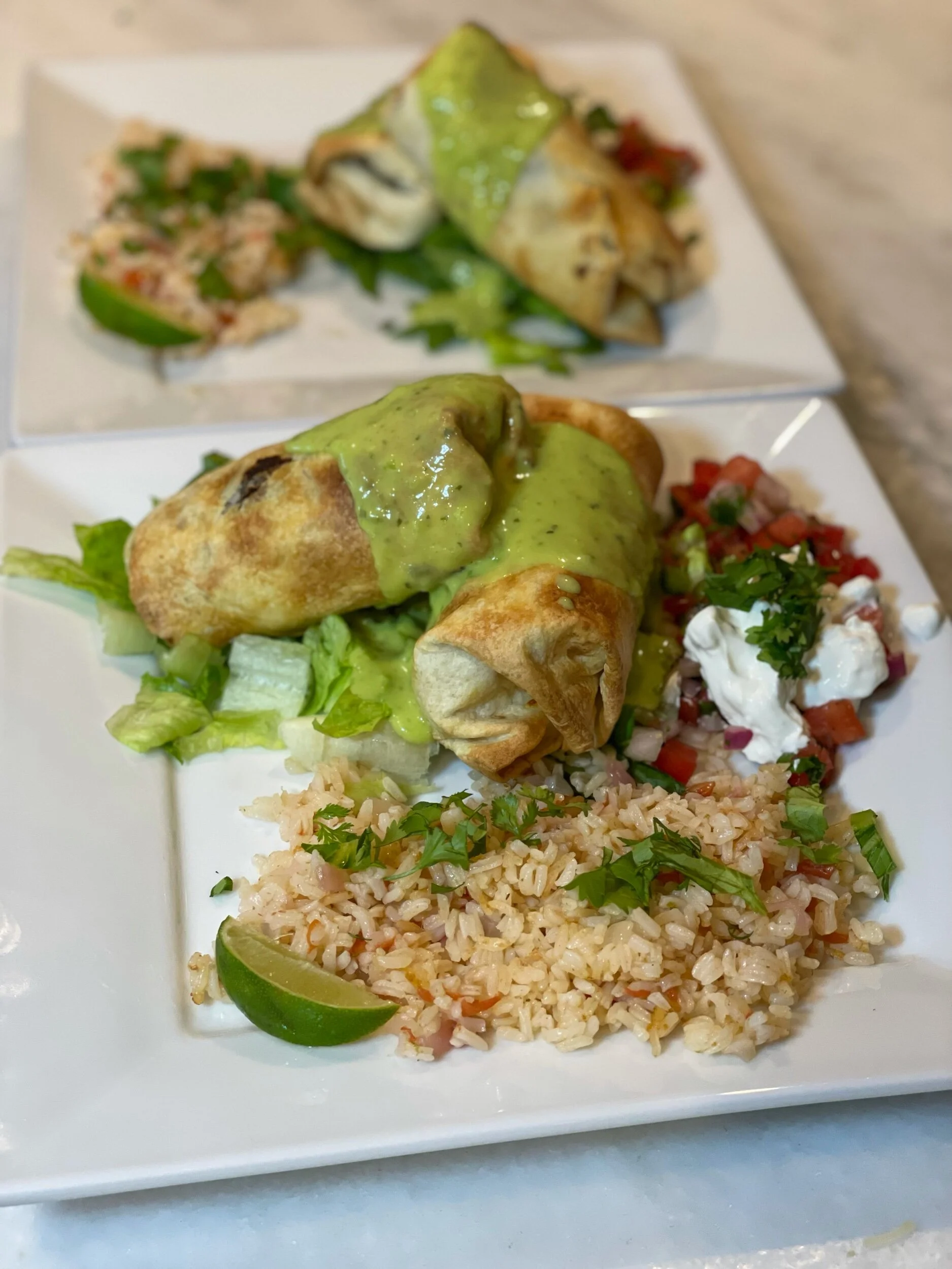 Air Fryer Chimichanga 