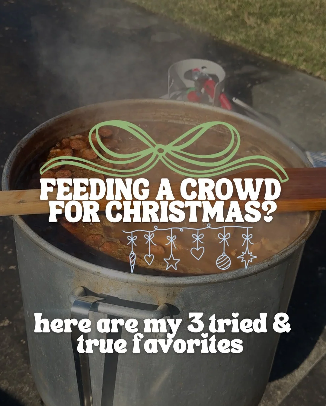 What recipe do you need for your Louisiana Christmas Day? All of our Christmas celebrations include LOTS of mouths to feed. I decided to round up 3 tried and true Louisiana recipes- Crawfish Etouffee, Red Beans, &amp; Gumbo.

Take the poll below or d