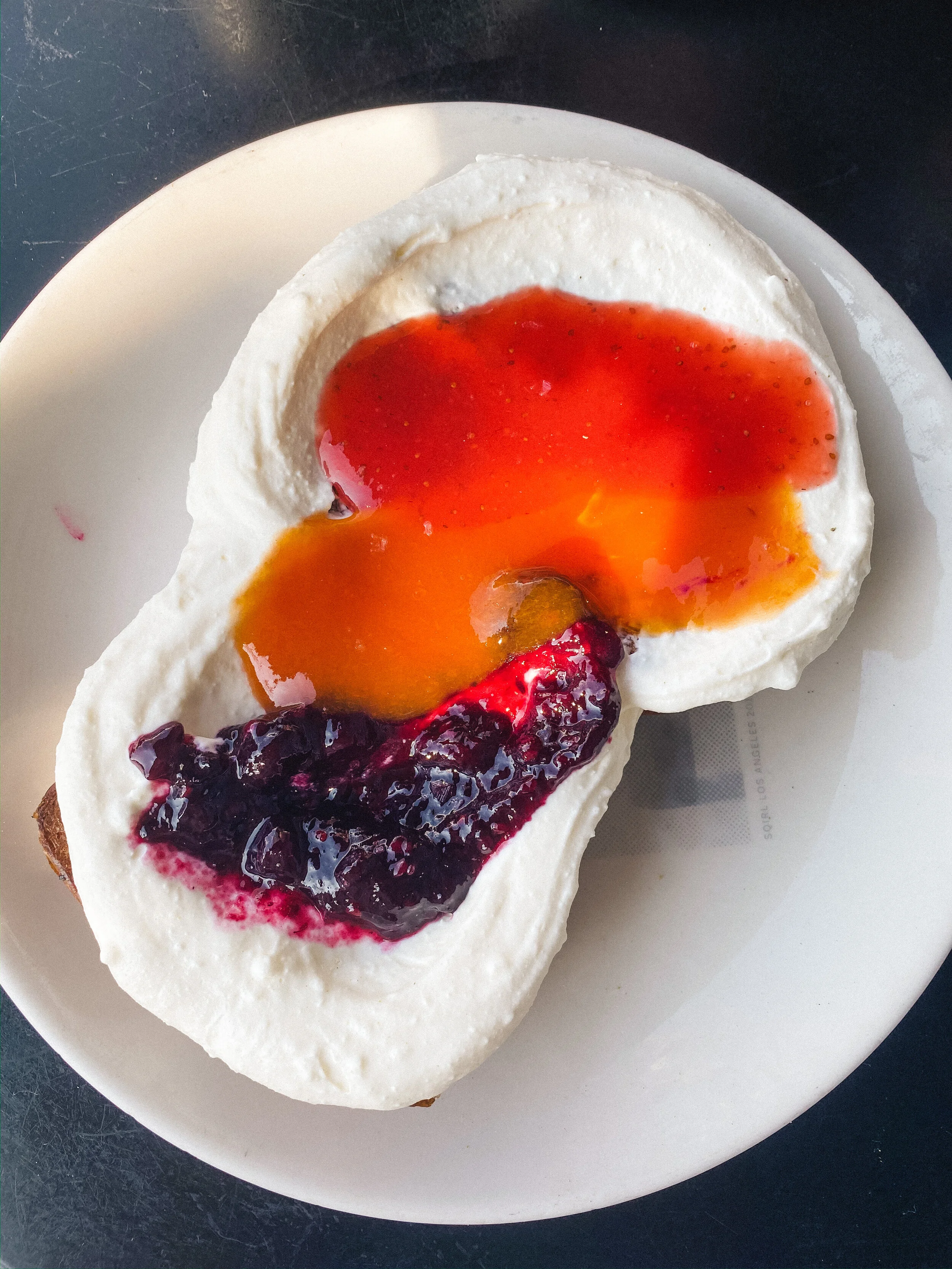 Ricotta Toast and Jam