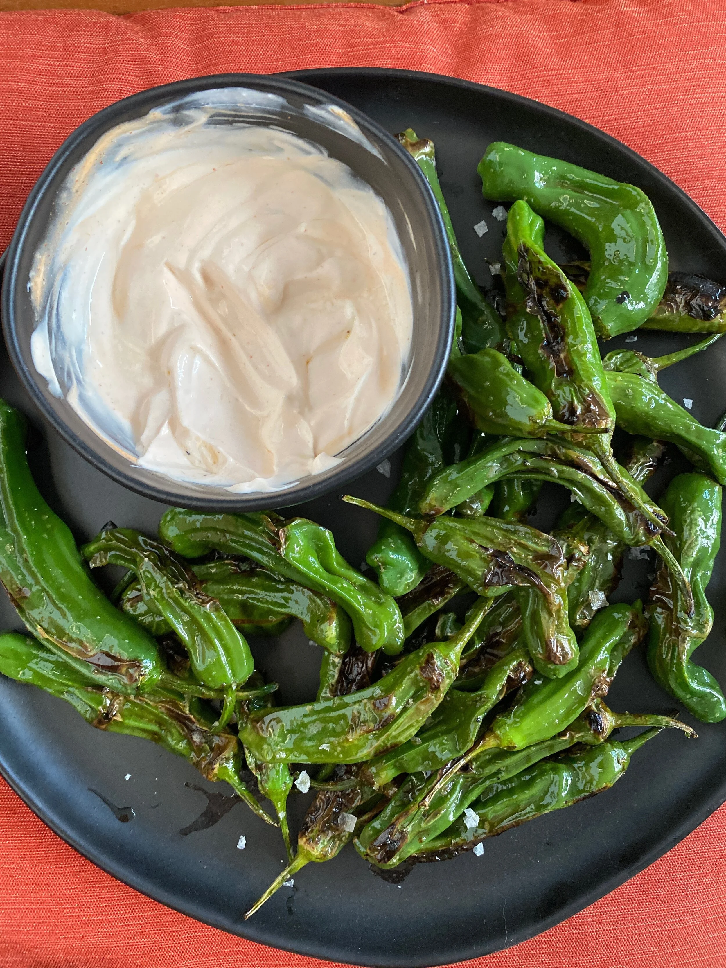 Blistered Shishito Peppers