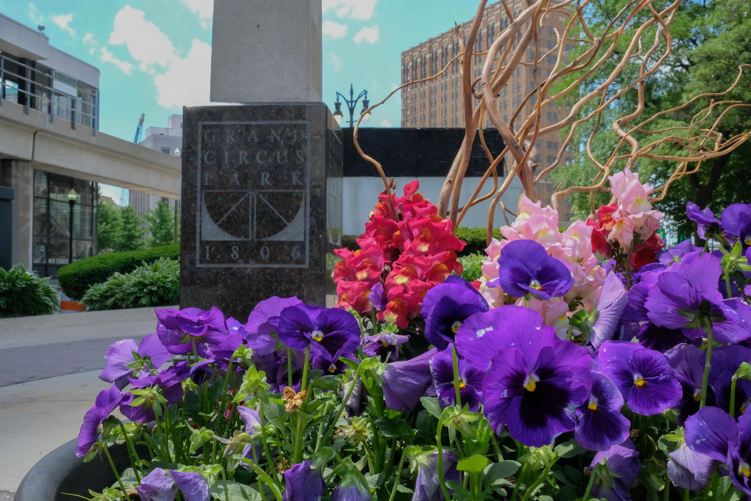 flowers and shit. Plaques. 