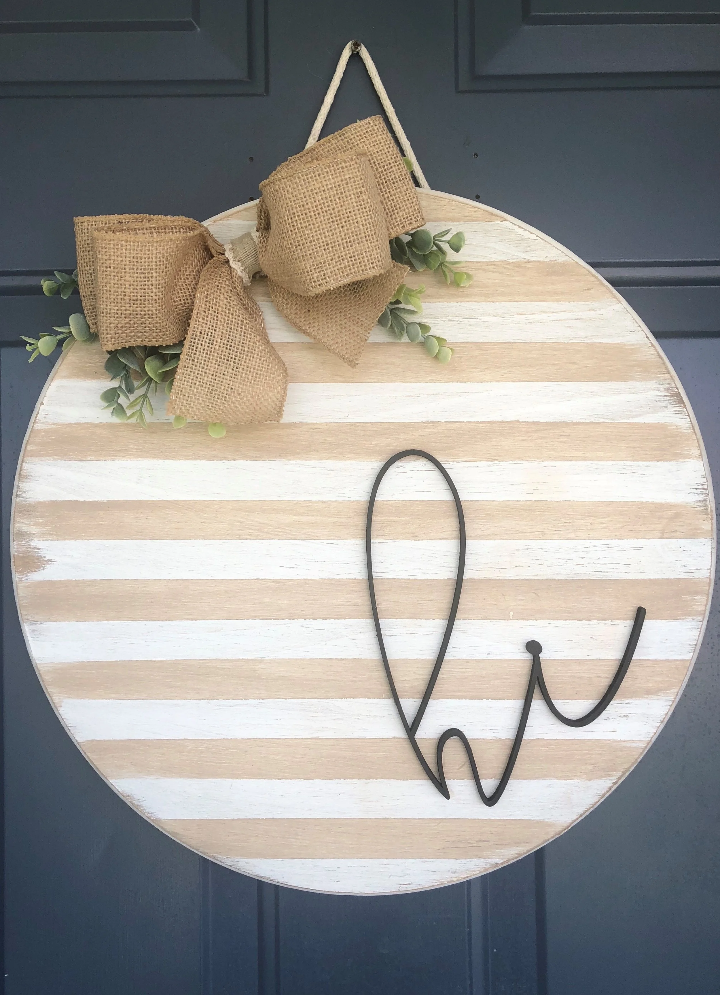 Round Door Hanger DIY — Rustic Restoration